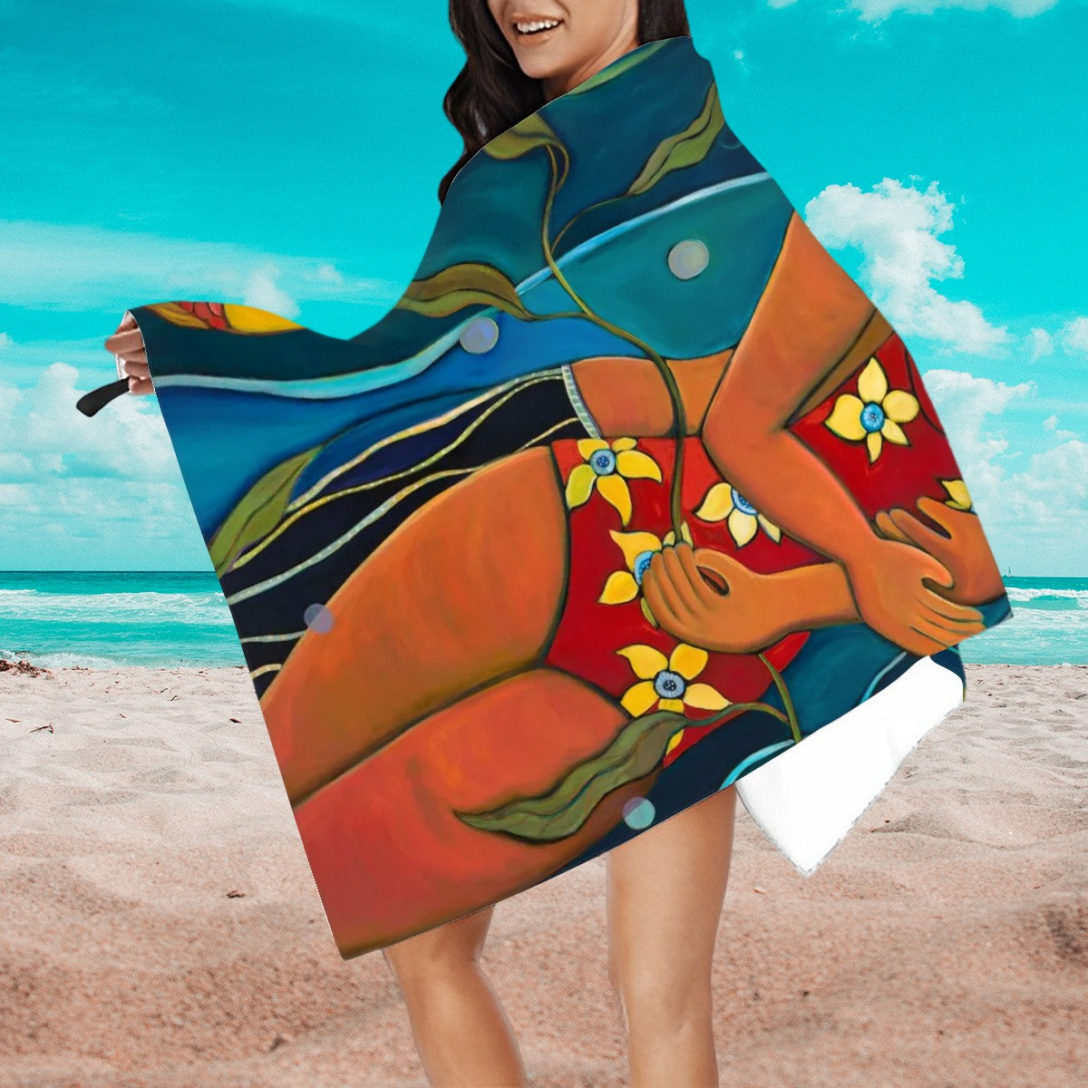Swimming Together Microfiber Towel