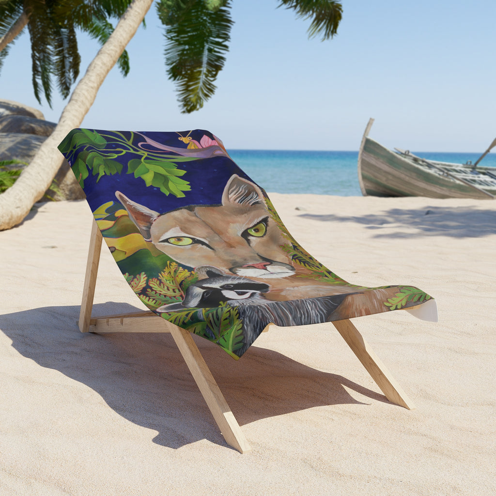 Friends and Foes II Beach Towel