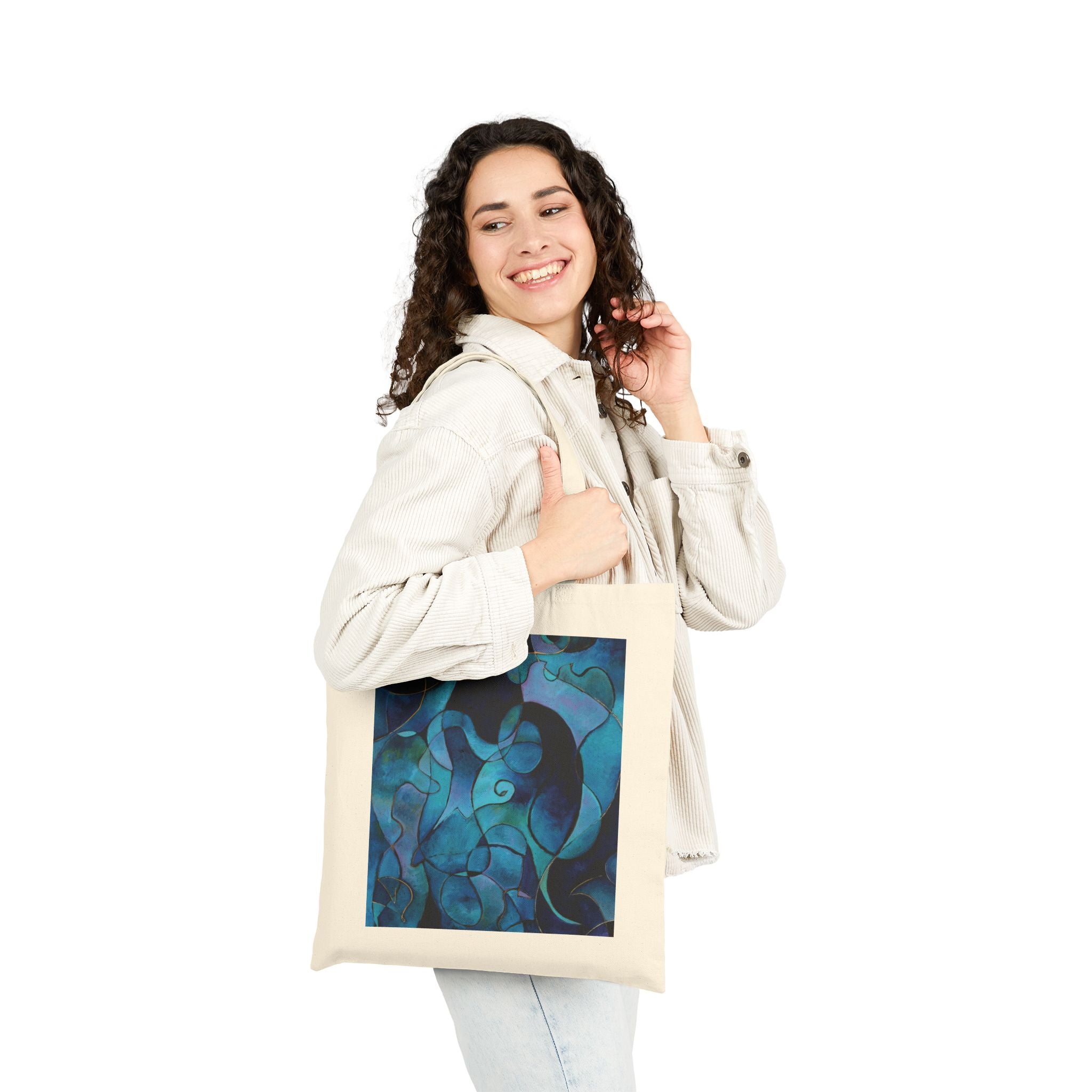 Blue Tote Bag