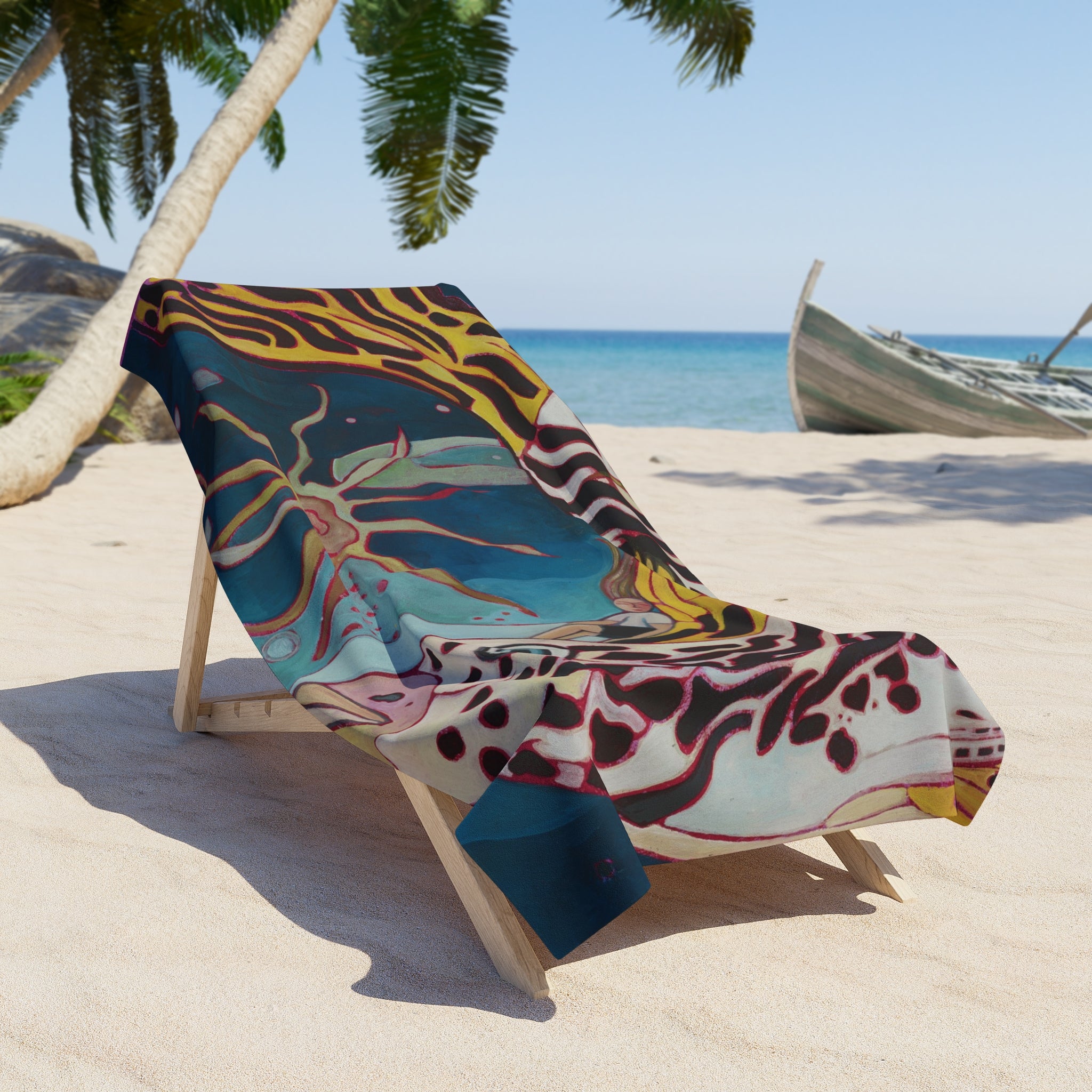 Kissy Fish Beach Towel