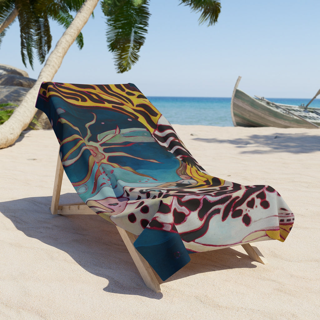 Kissy Fish Beach Towel