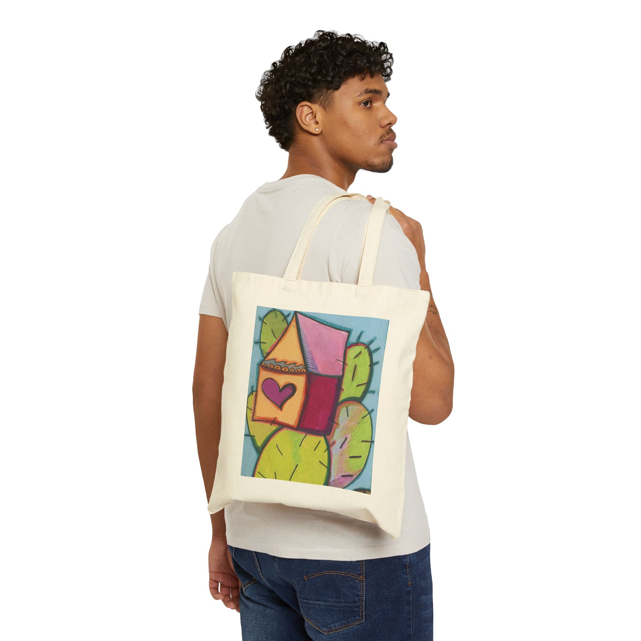 Cactus House Tote Bag