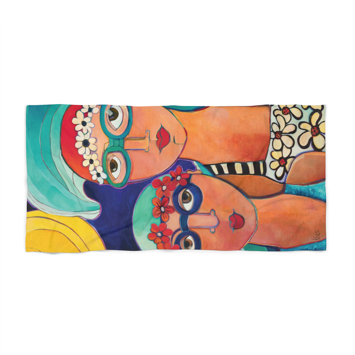 The Swimmers Beach Towel
