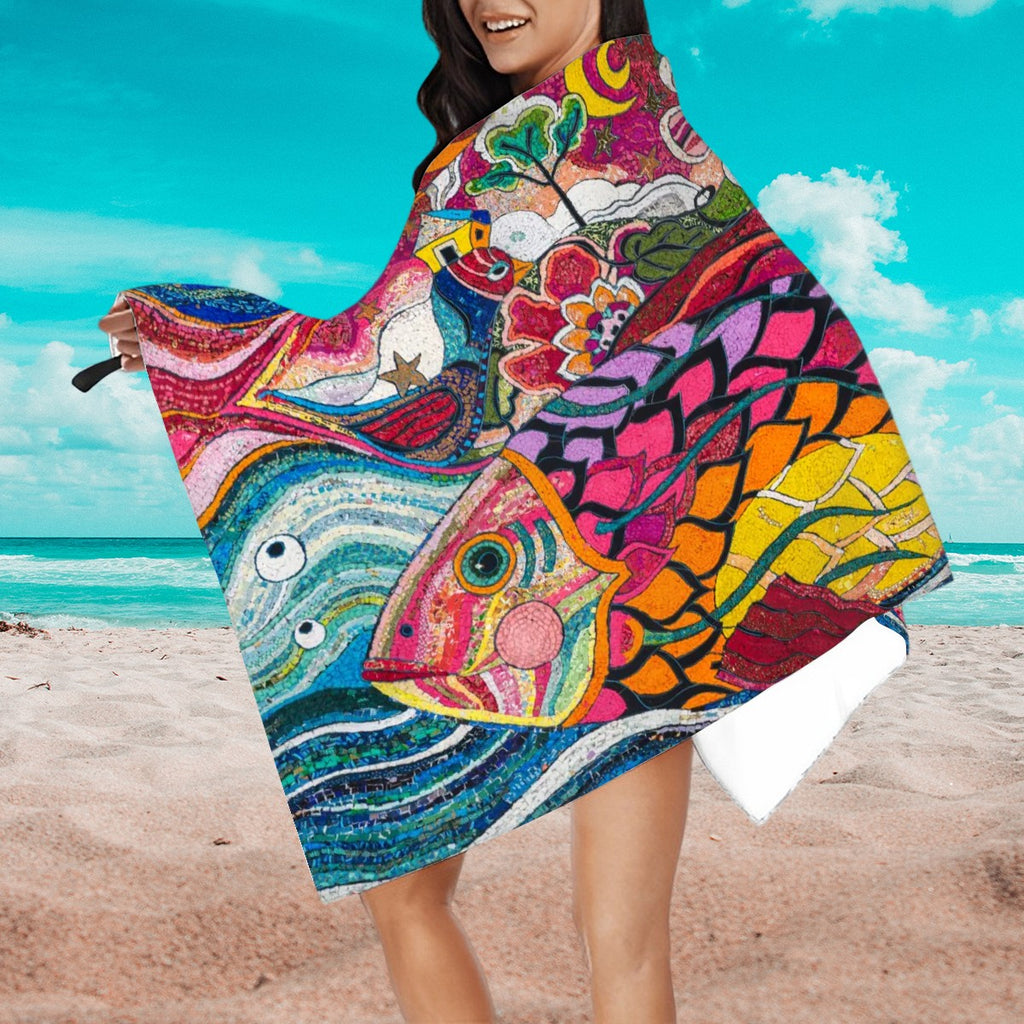 Piscean Dreams Microfiber Towel