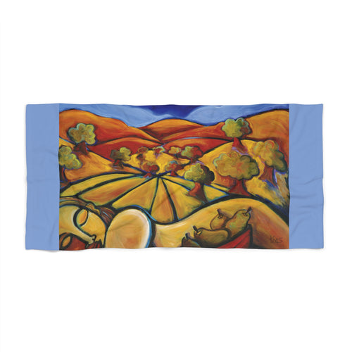 California Gold Beach Towel