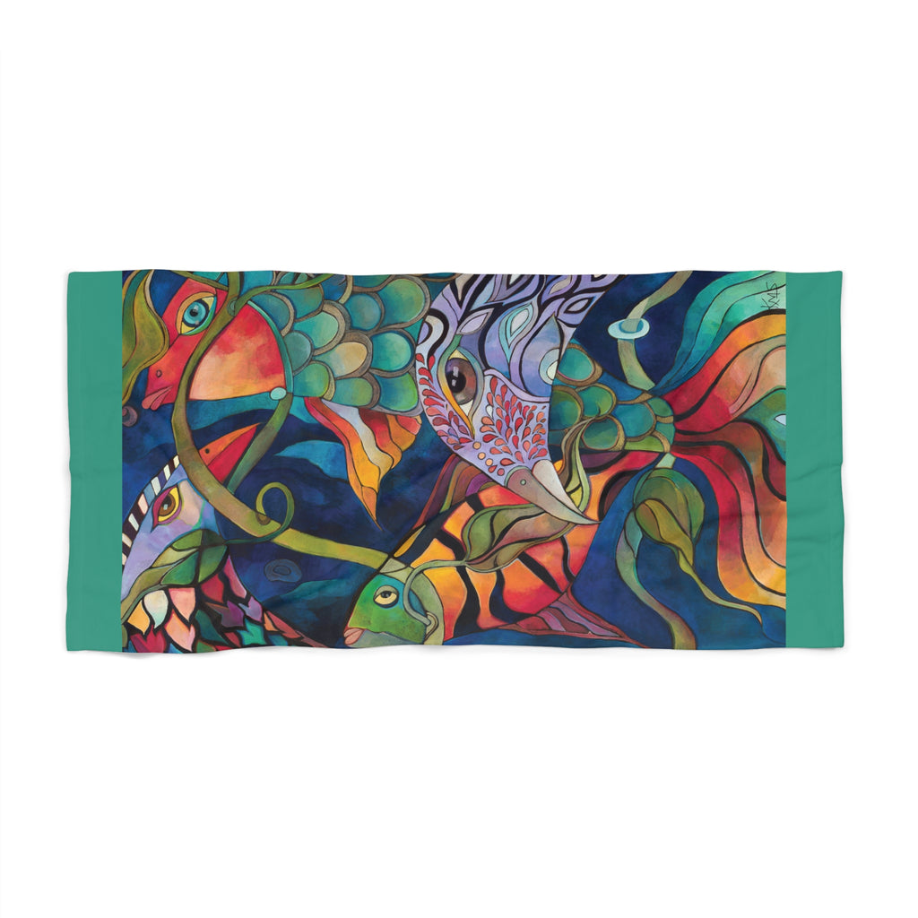 Cycles of Life Beach Towel