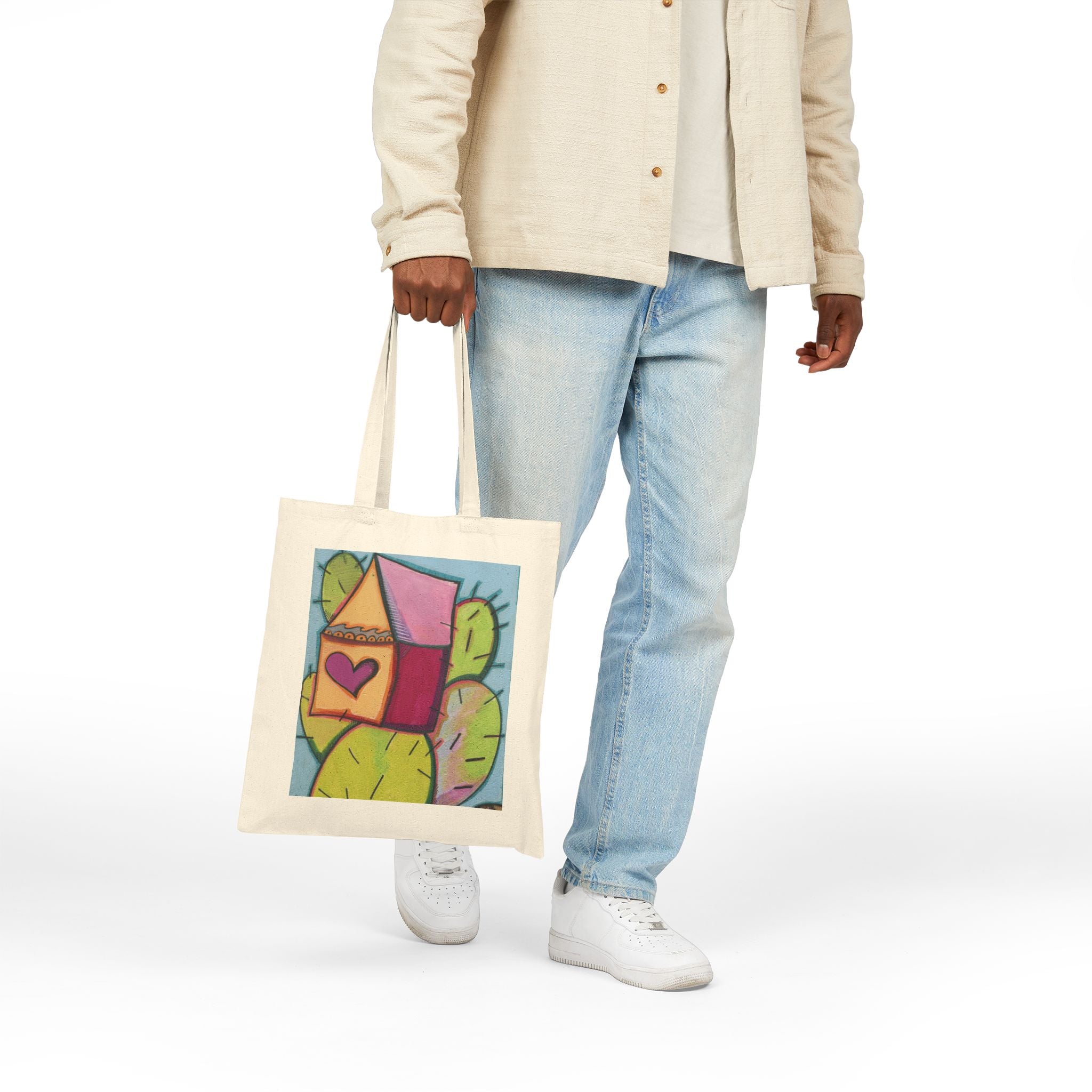 Cactus House Tote Bag