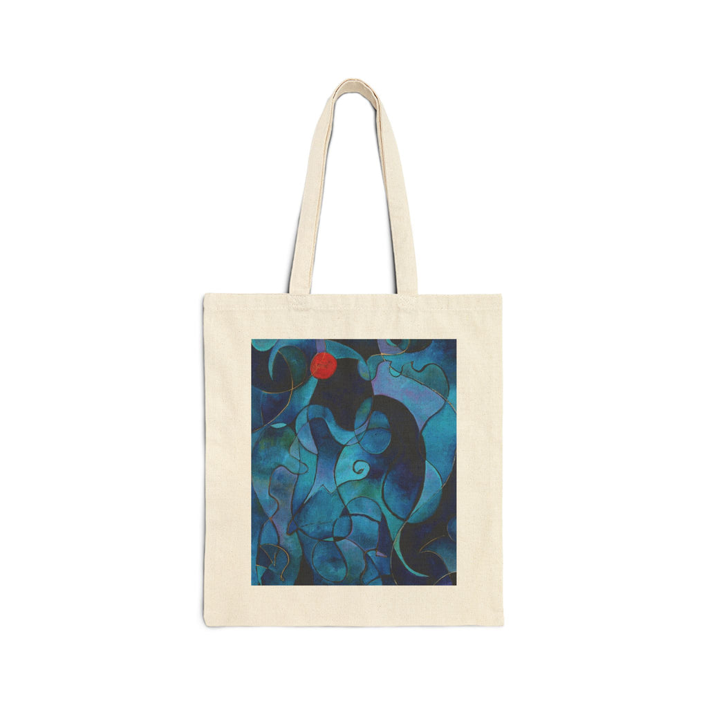 Blue Tote Bag
