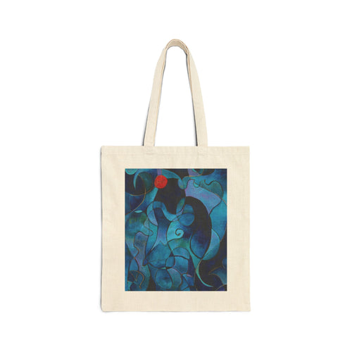 Blue Tote Bag