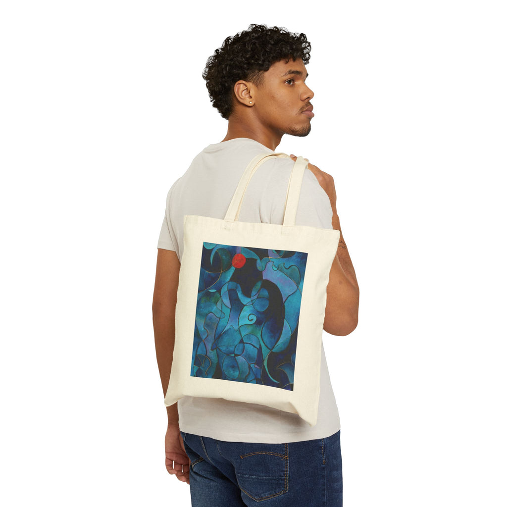 Blue Tote Bag