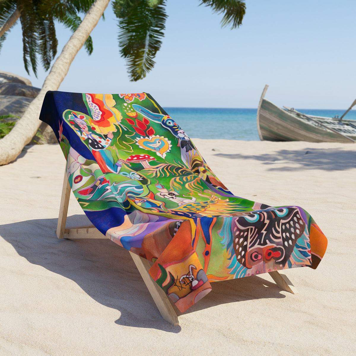 Cactus Dream Beach Towel