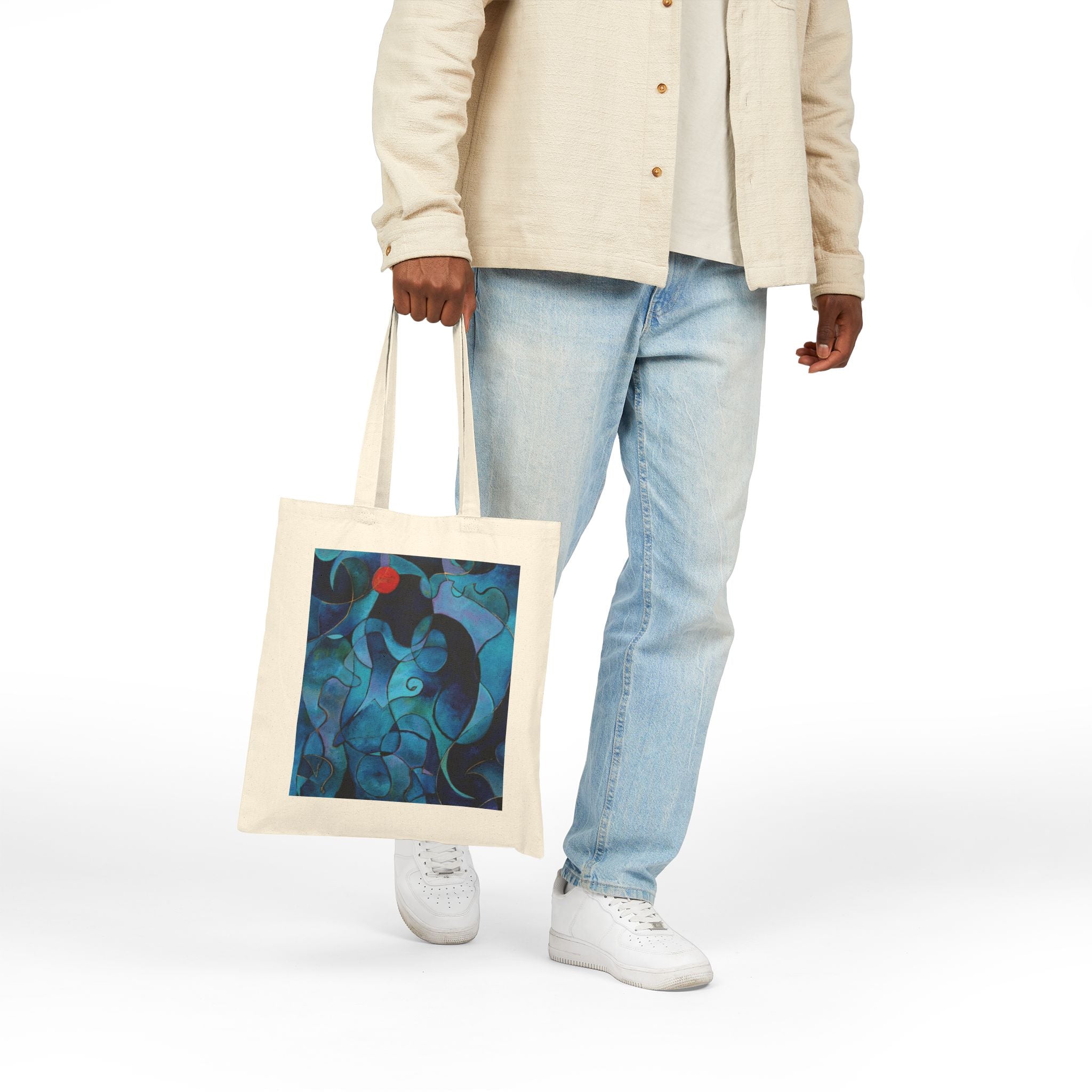 Blue Tote Bag