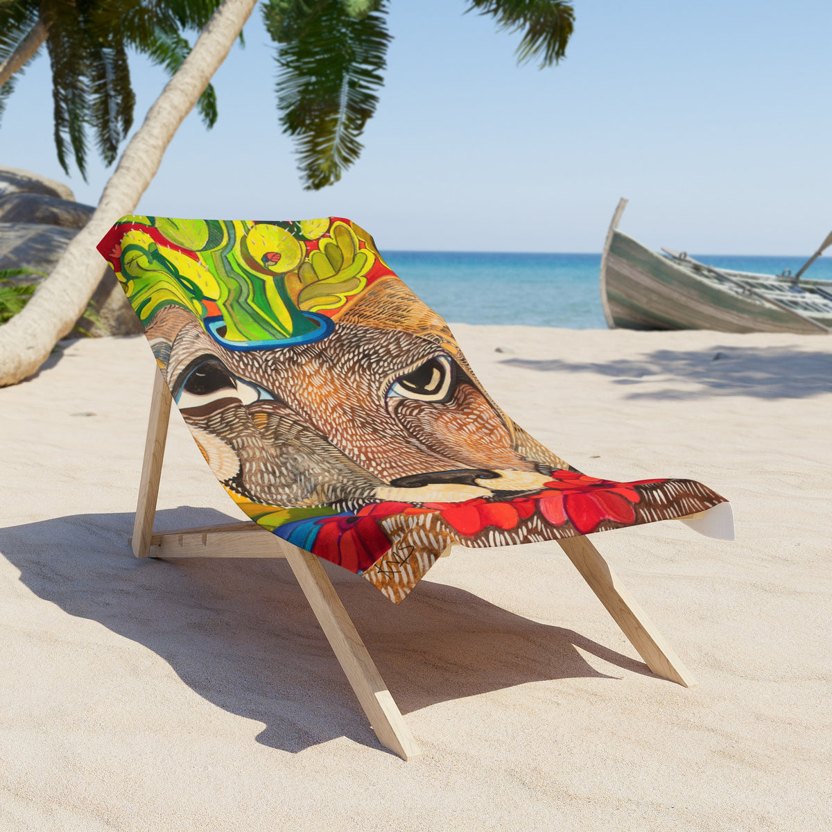 Wish I Was There Beach Towel