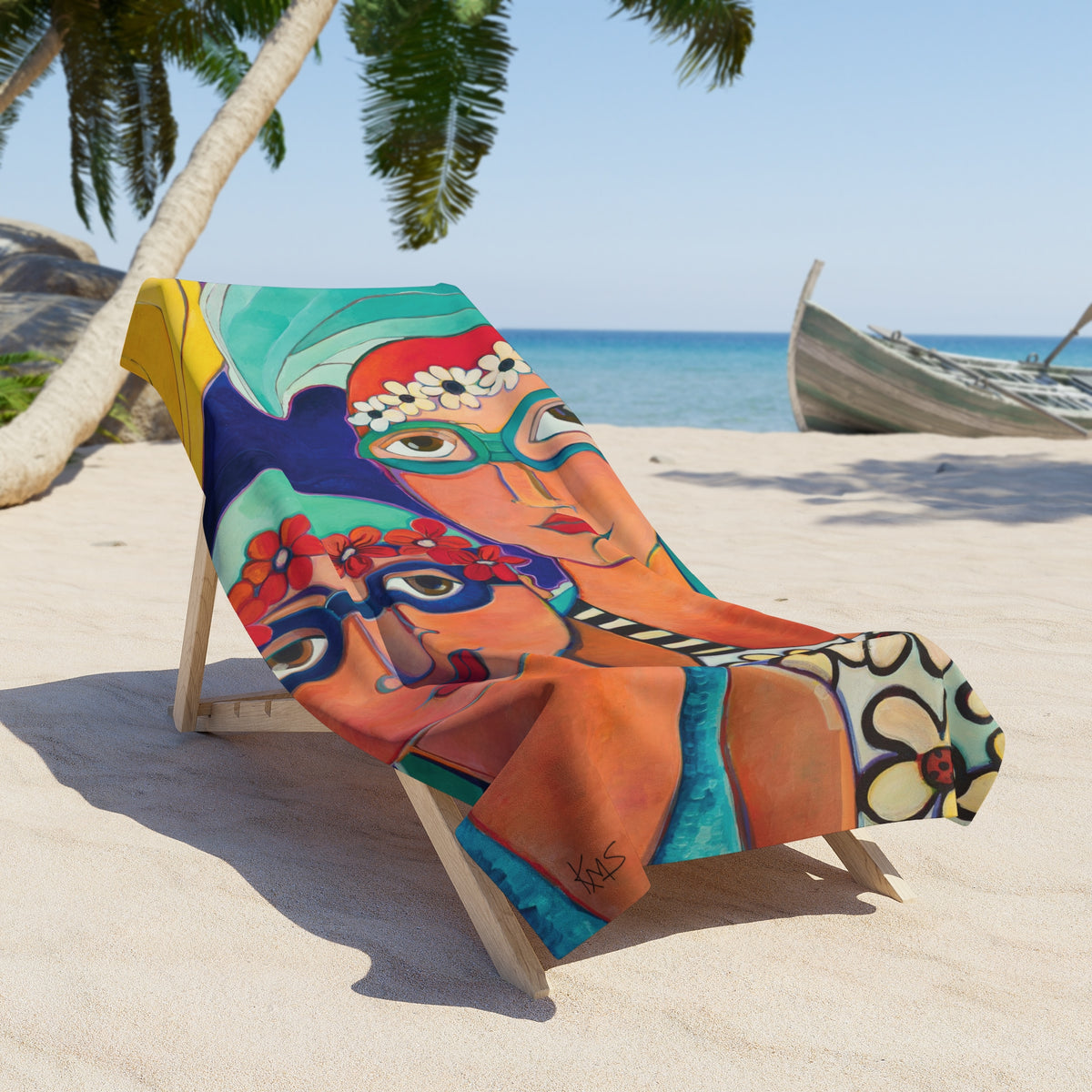 The Swimmers Beach Towel