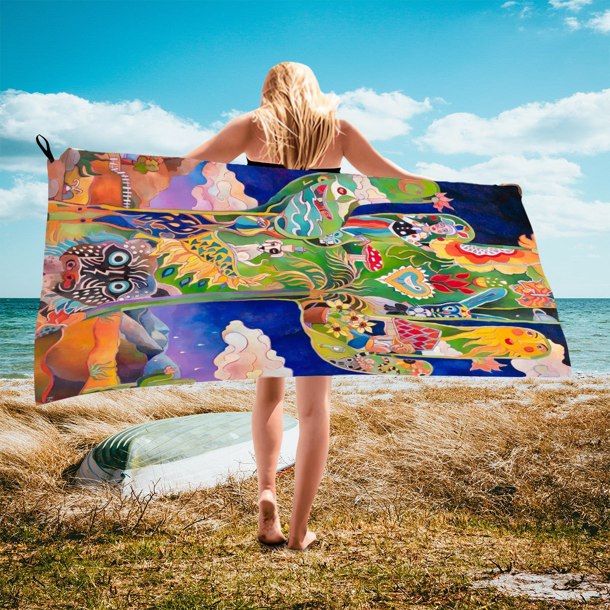 Cactus Dream Microfiber Towel