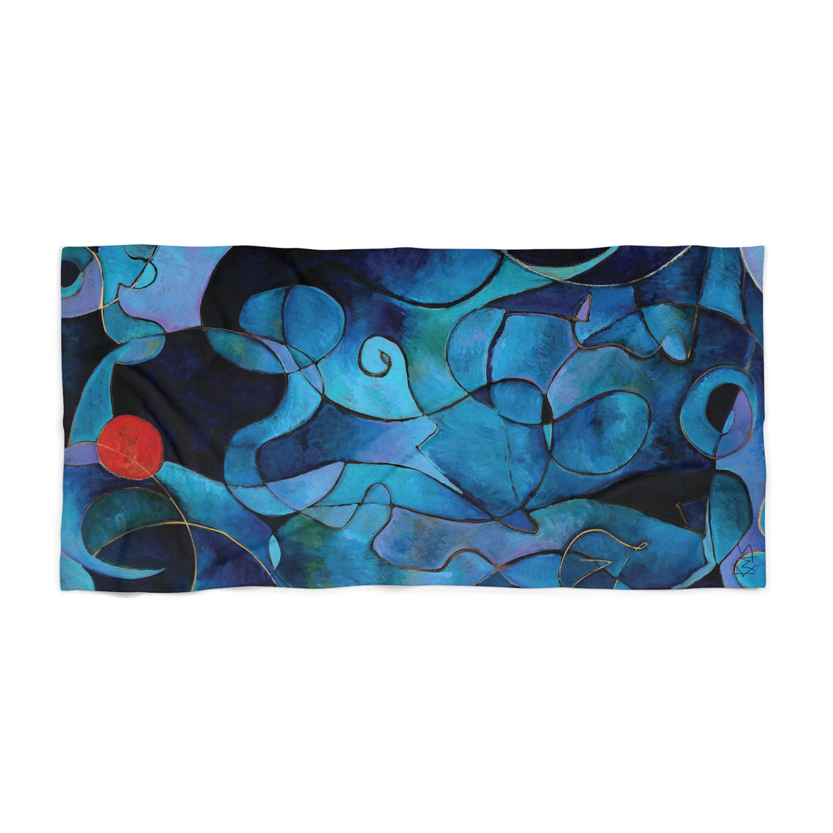 Blue Beach Towel