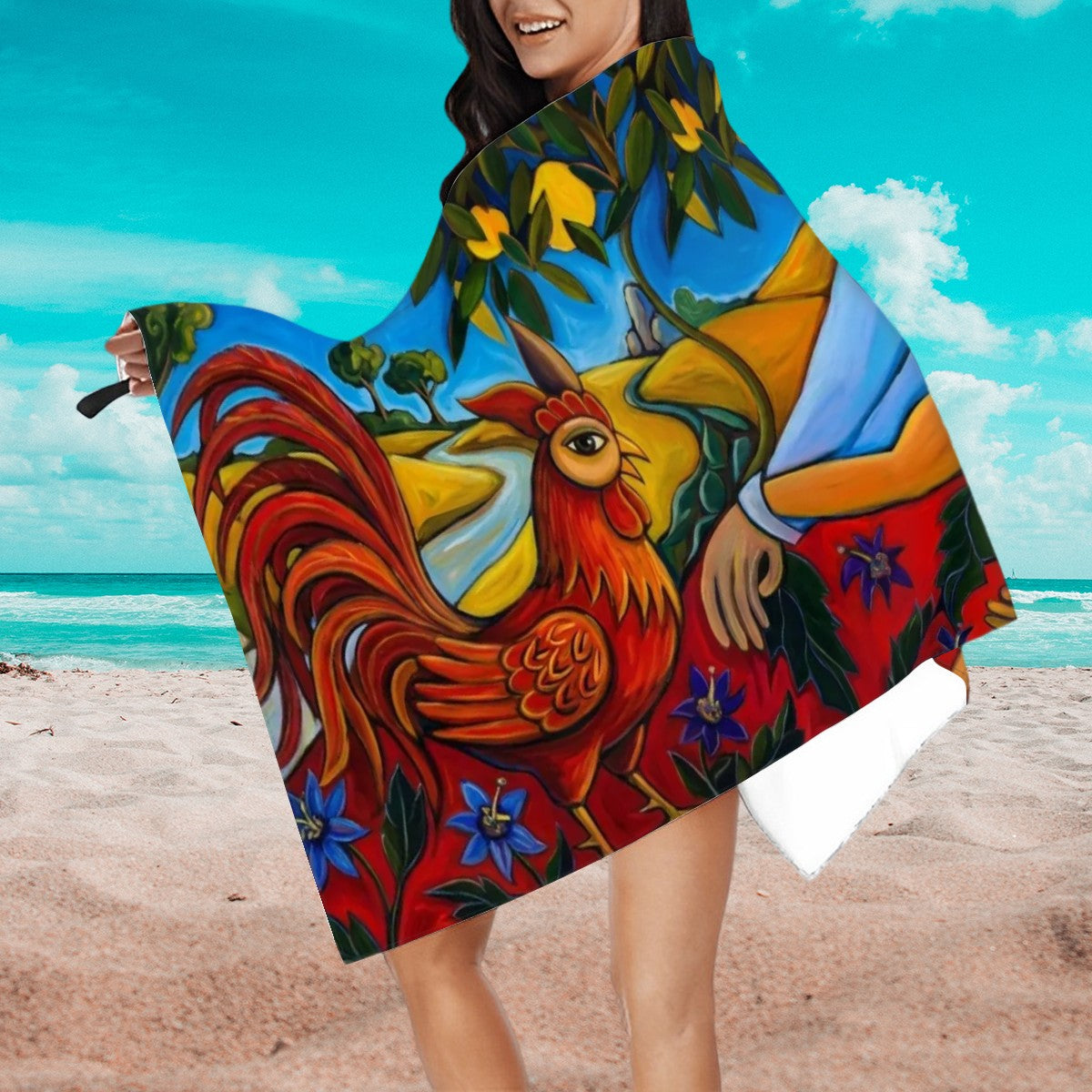 Waking Up Together Microfiber Towel