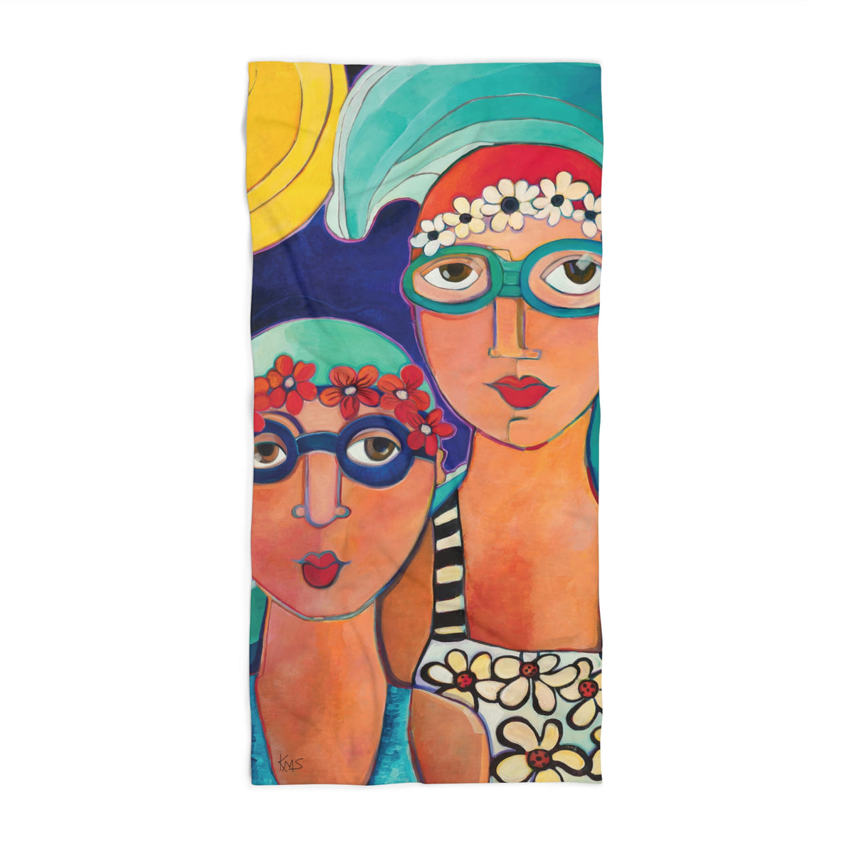The Swimmers Beach Towel