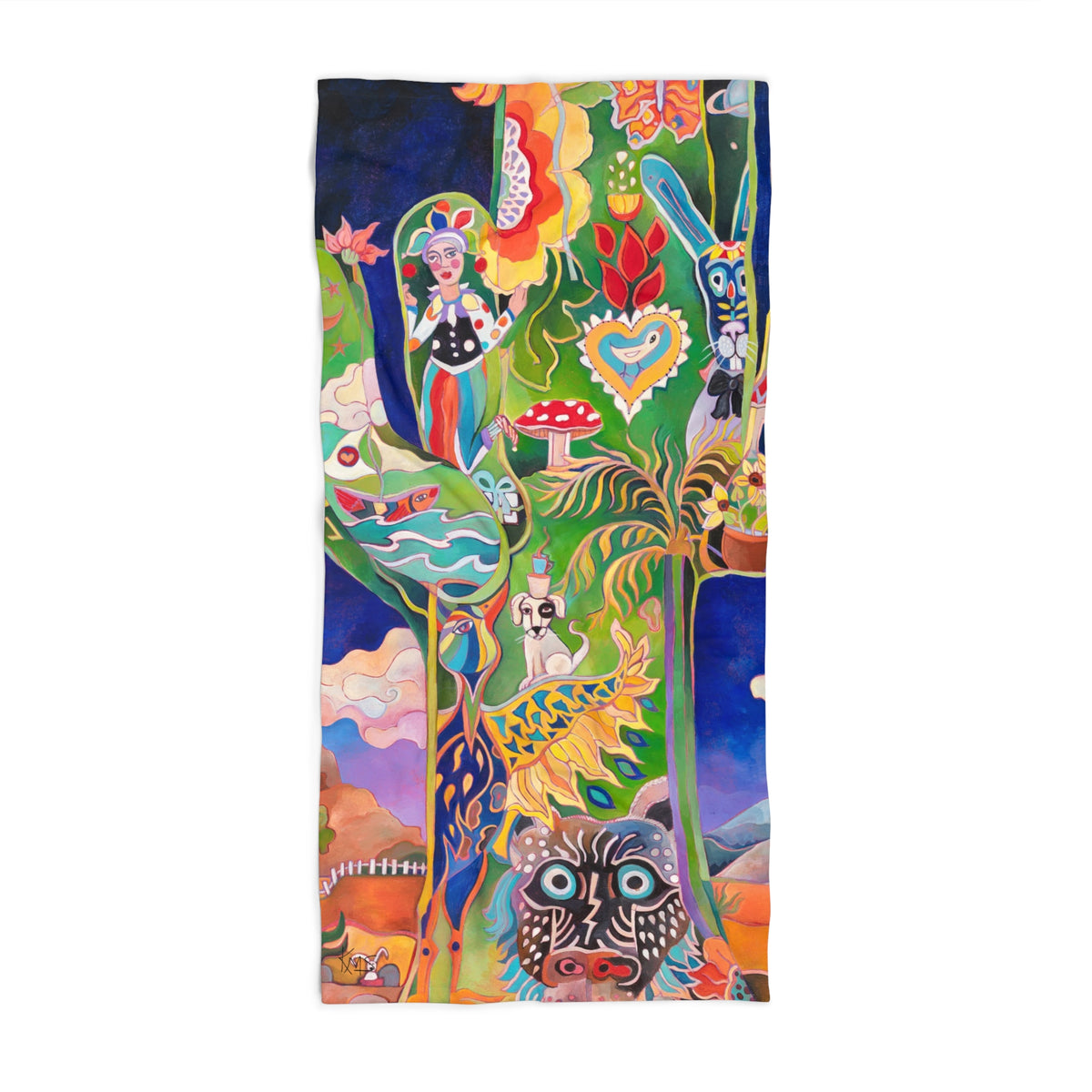 Cactus Dream Beach Towel