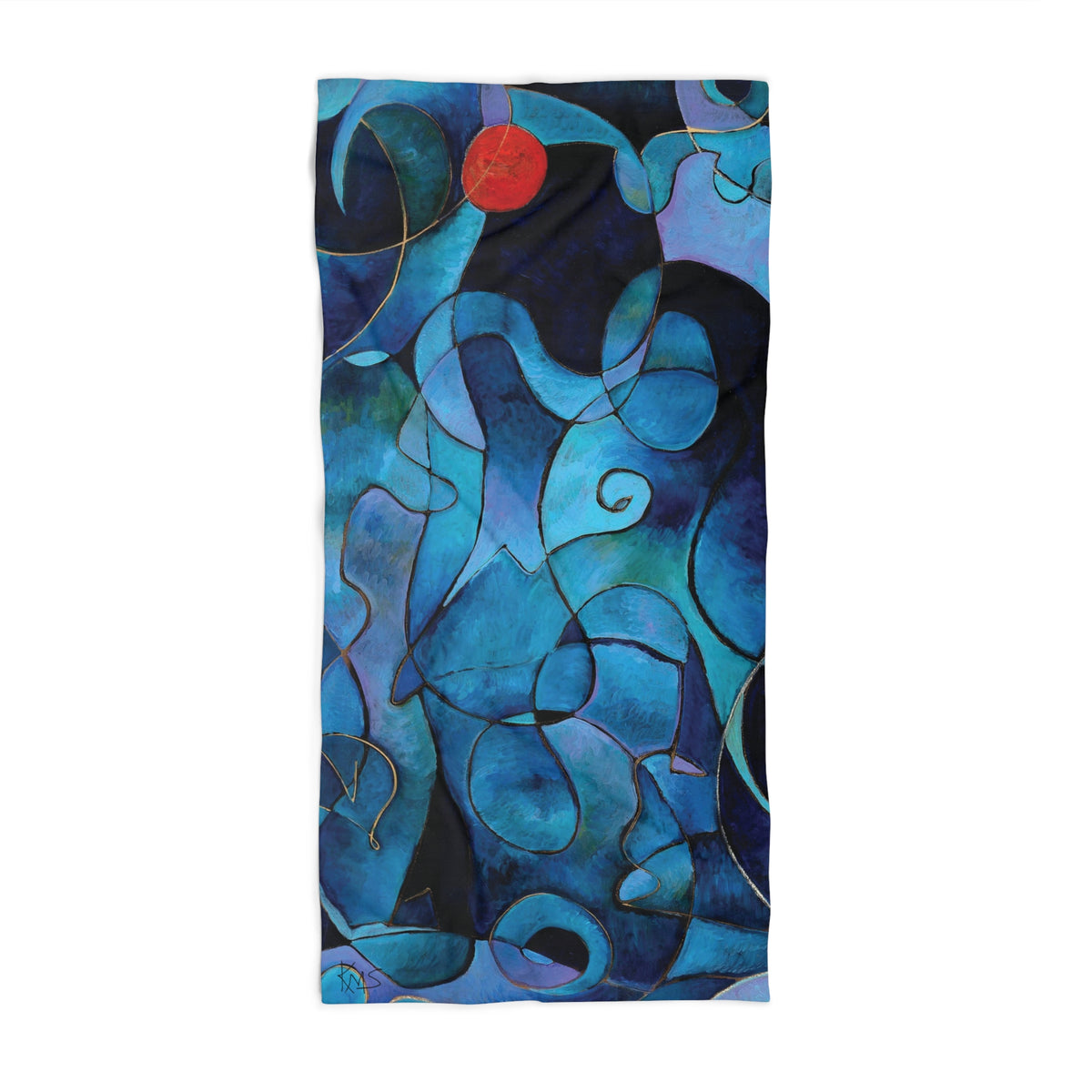 Blue Beach Towel