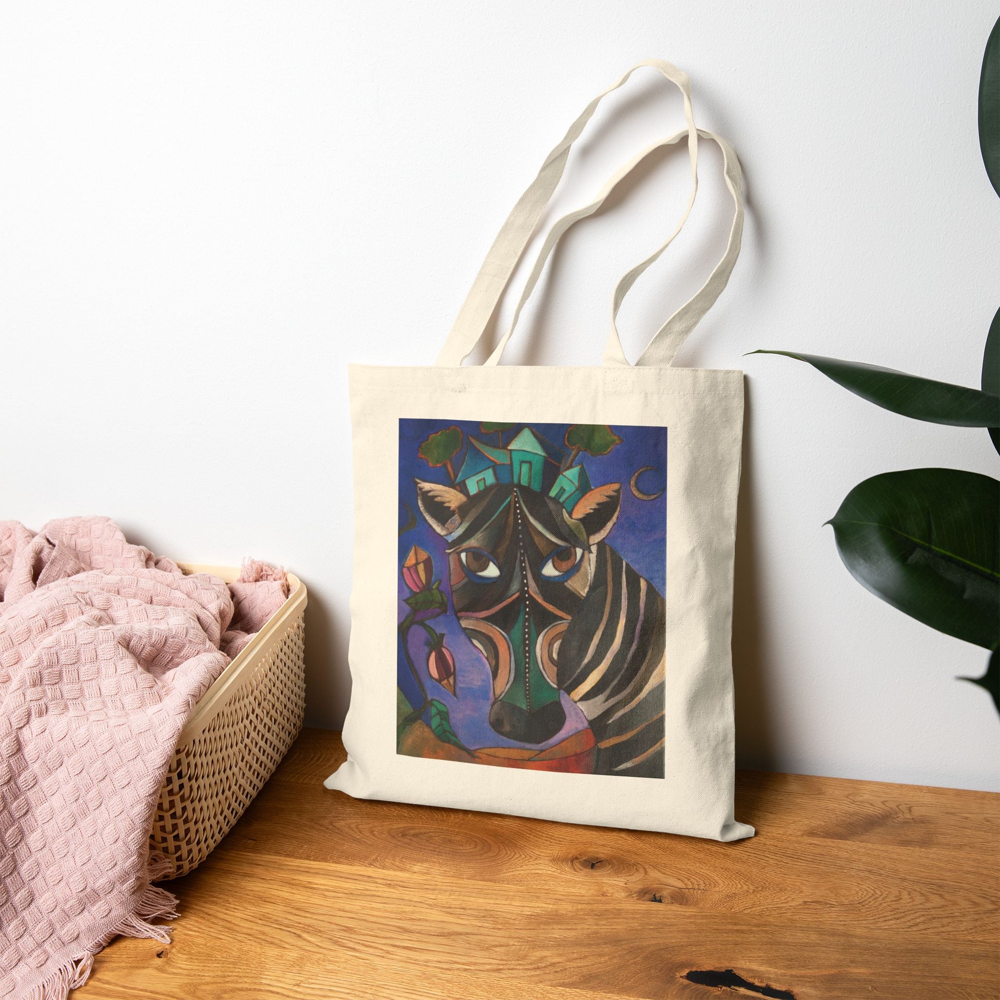 Zebra Tote Bag