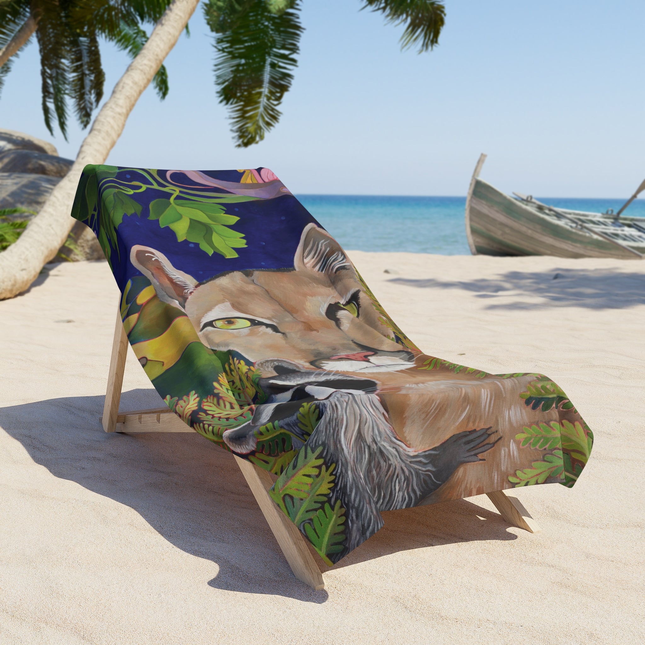 Friends and Foes II Beach Towel