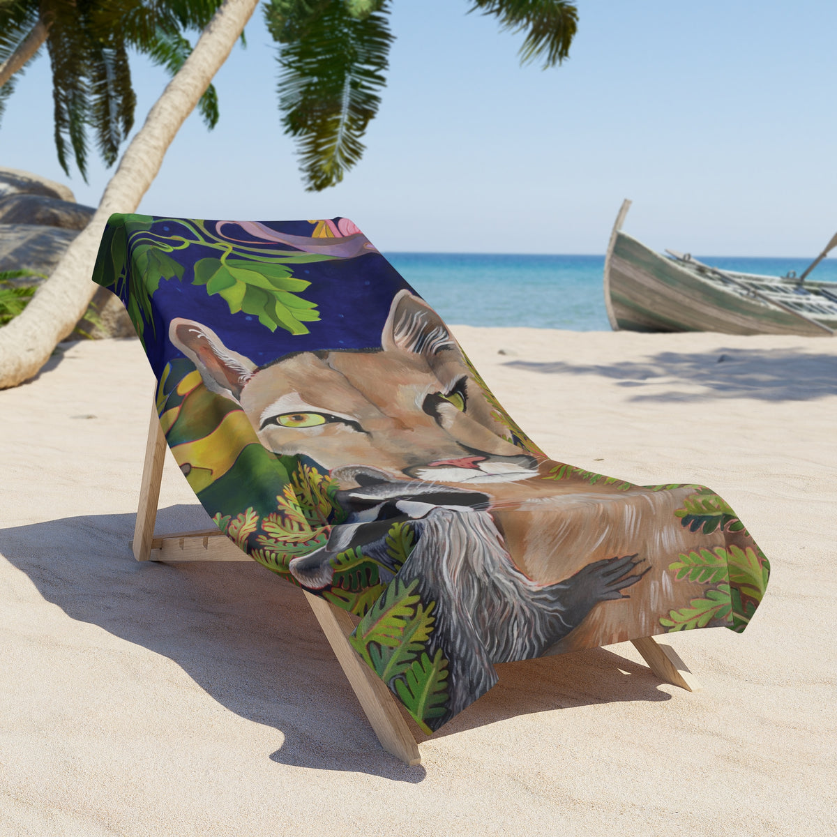 Friends and Foes II Beach Towel