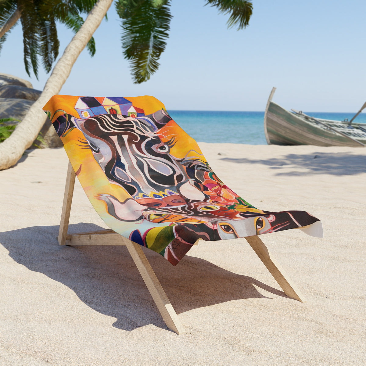 Protectors of The Moon Beach Towel