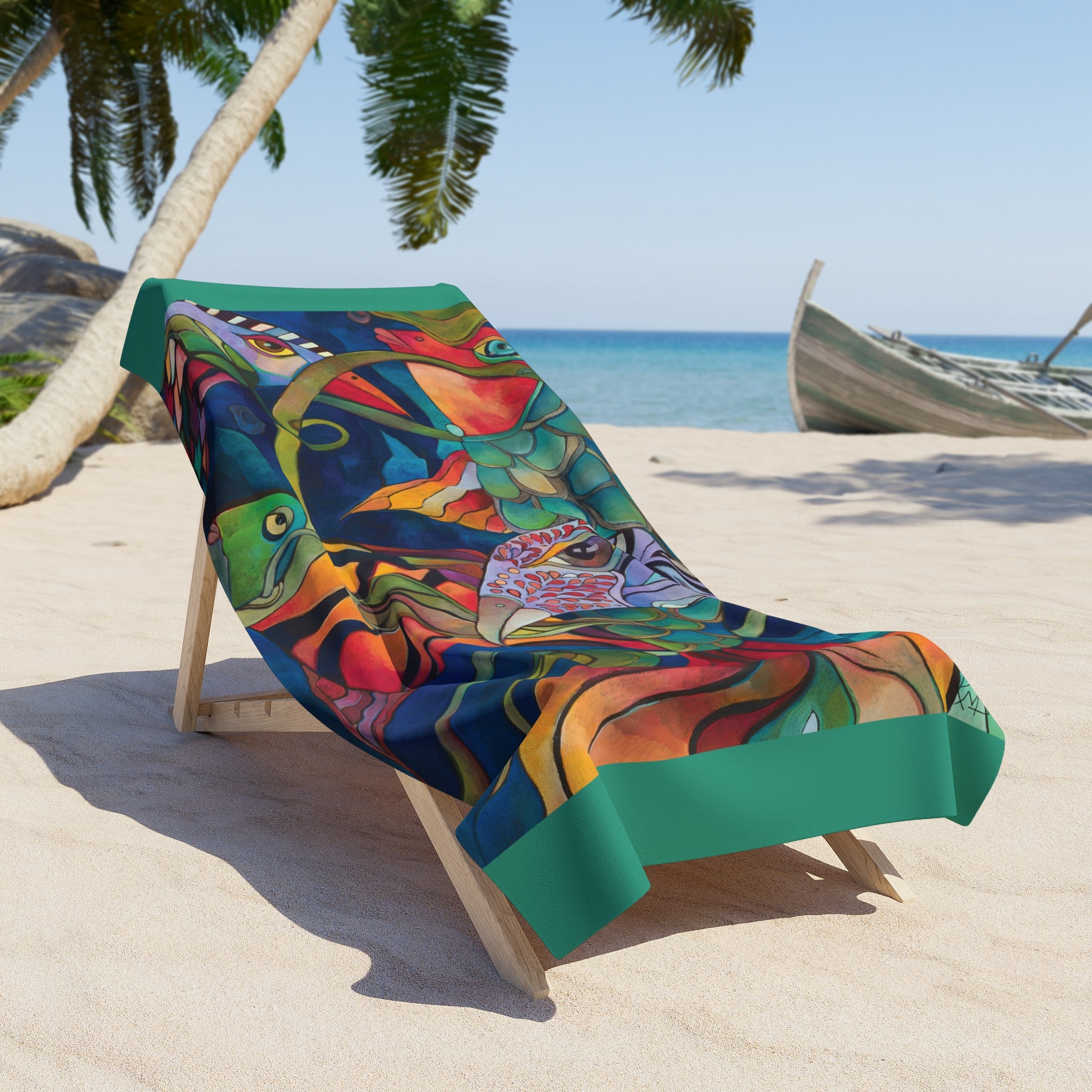Cycles of Life Beach Towel
