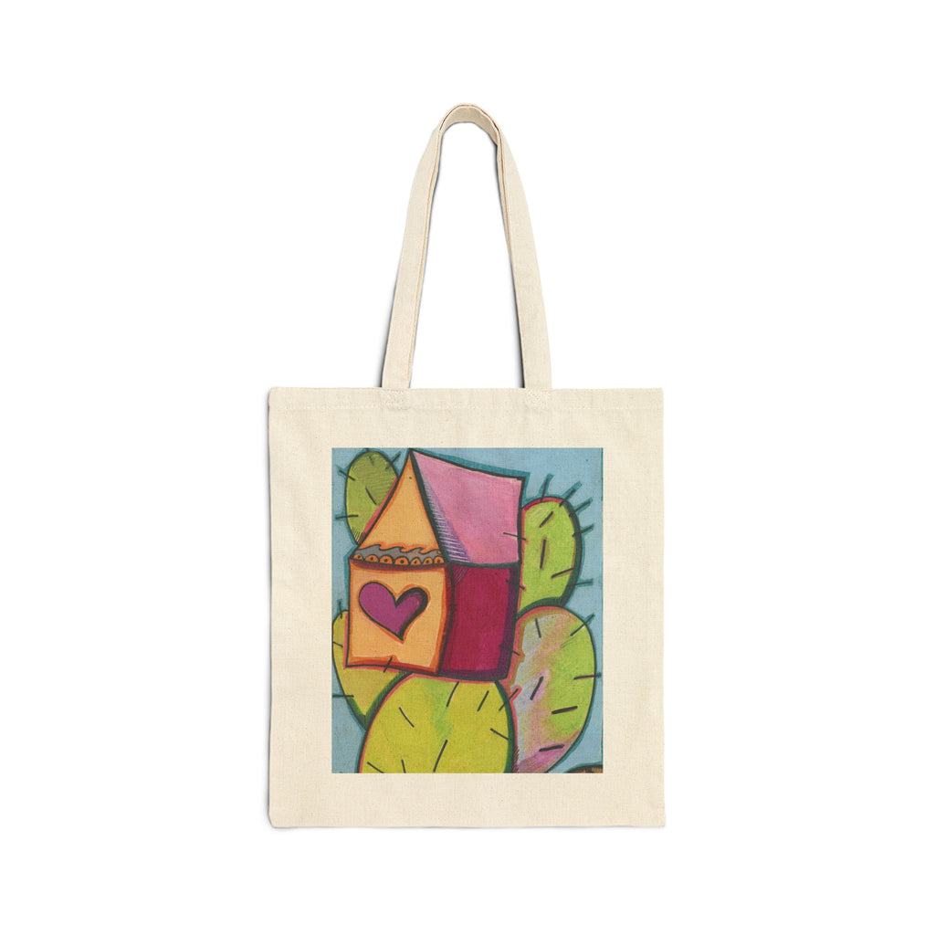 Cactus House Tote Bag