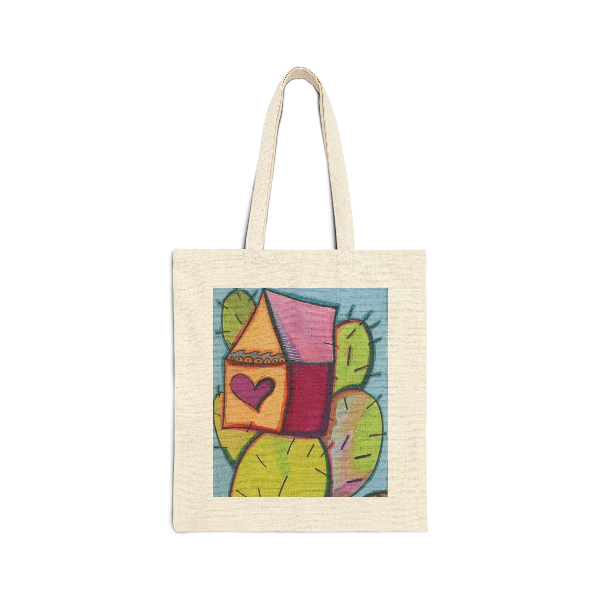 Cactus House Tote Bag