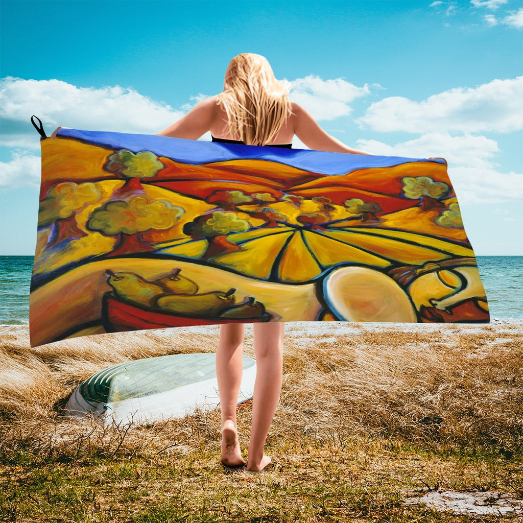 California Gold Microfiber Towel