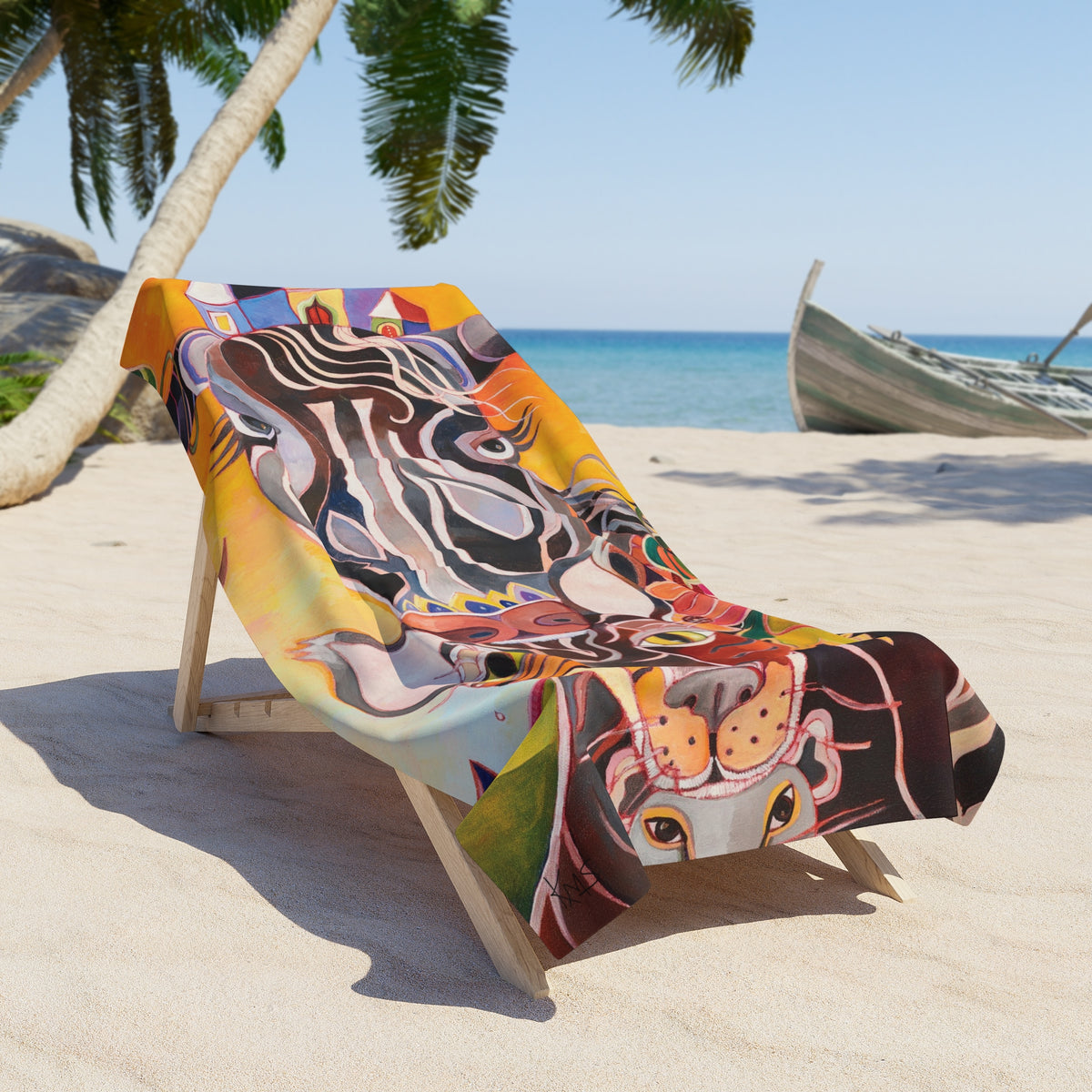 Protectors of The Moon Beach Towel
