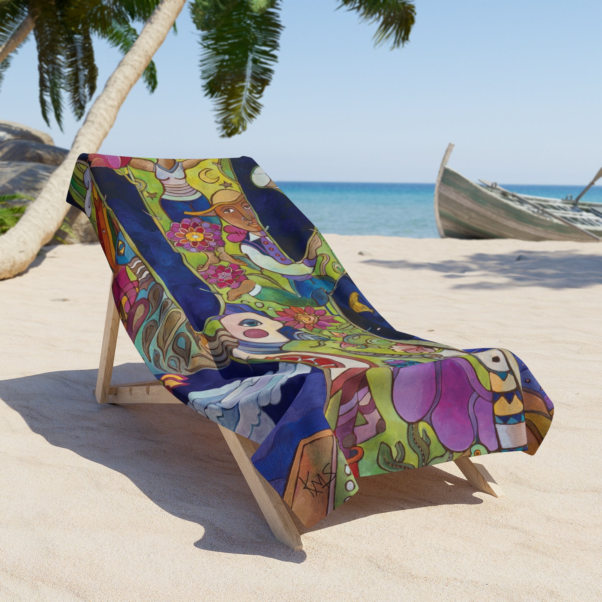 Midnight Dreams Beach Towel