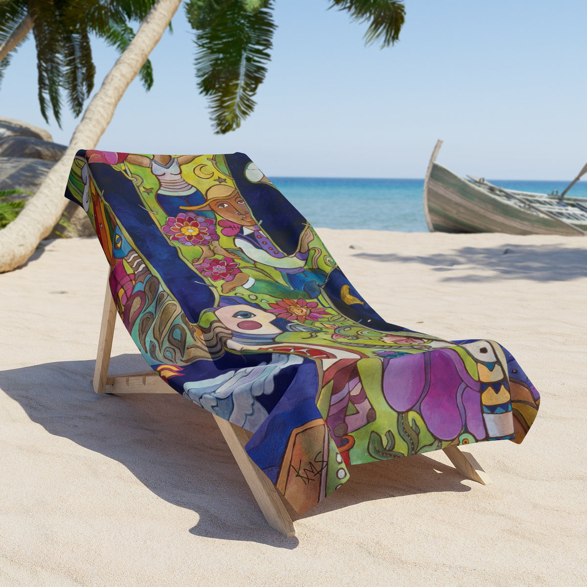 Midnight Dreams Beach Towel