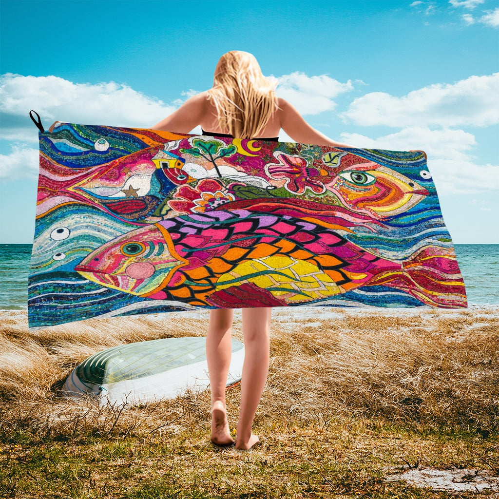 Piscean Dreams Microfiber Towel