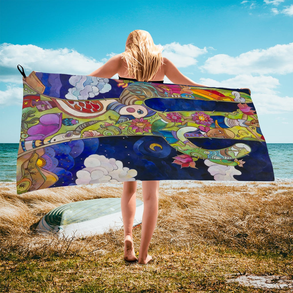 Midnight Dreams Microfiber Towel