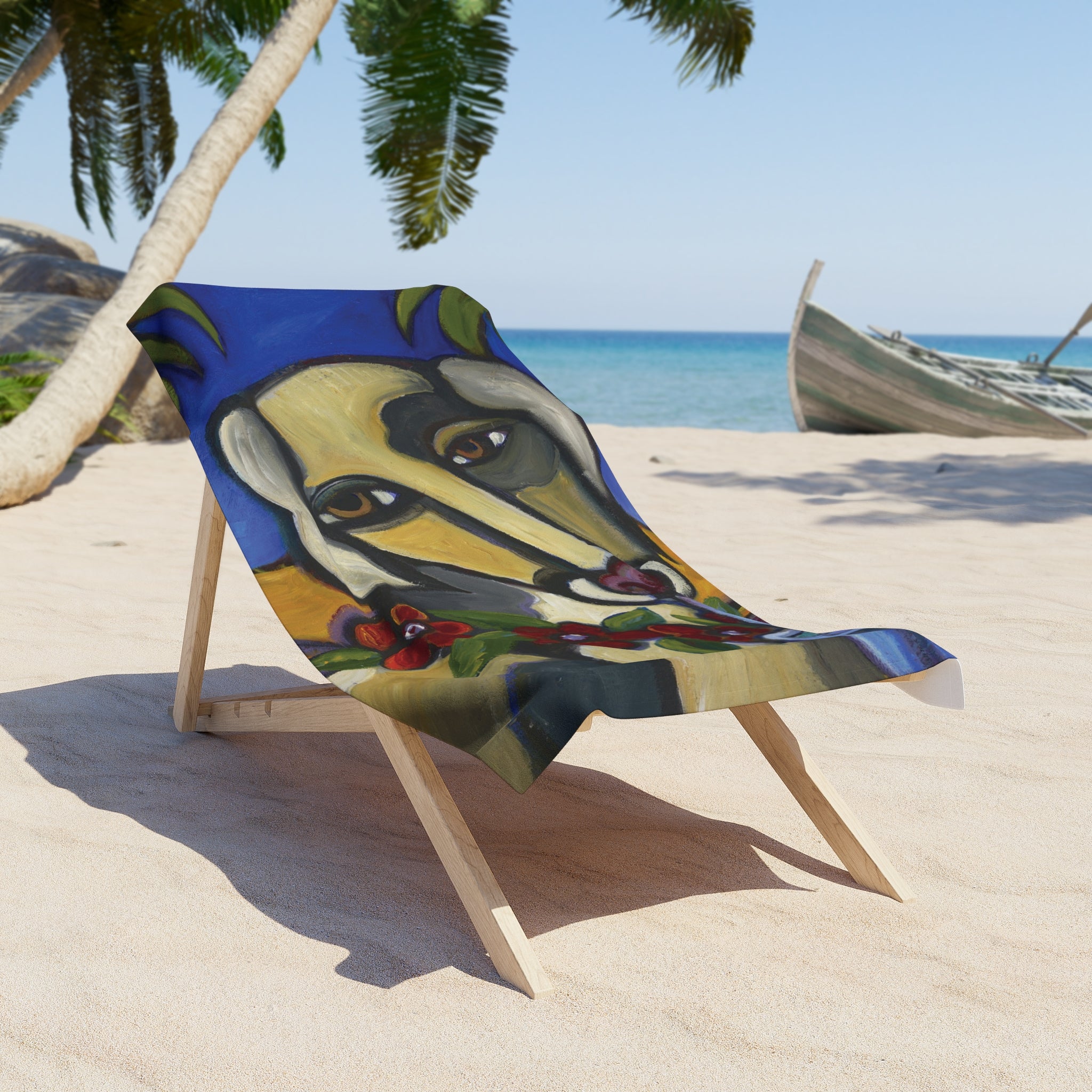 The Blue Hawaiian Beach Towel
