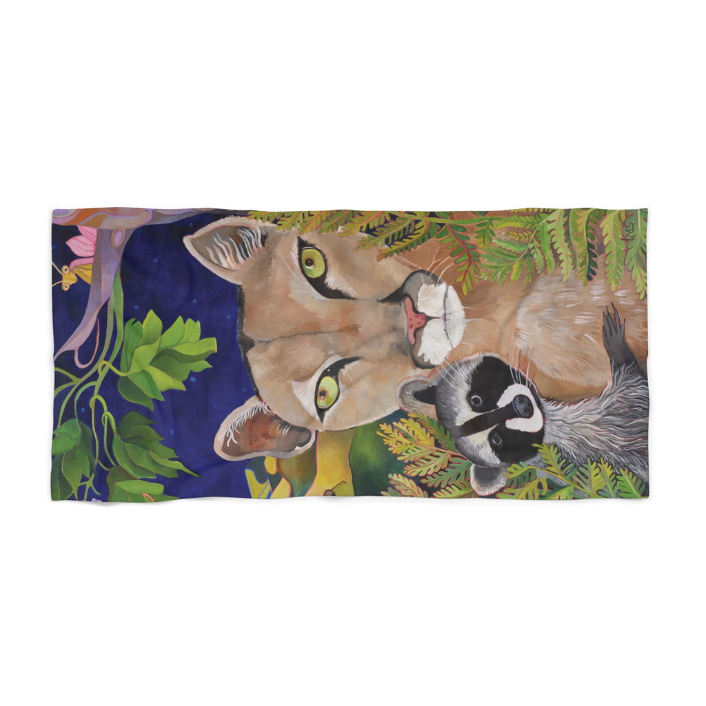 Friends and Foes II Beach Towel