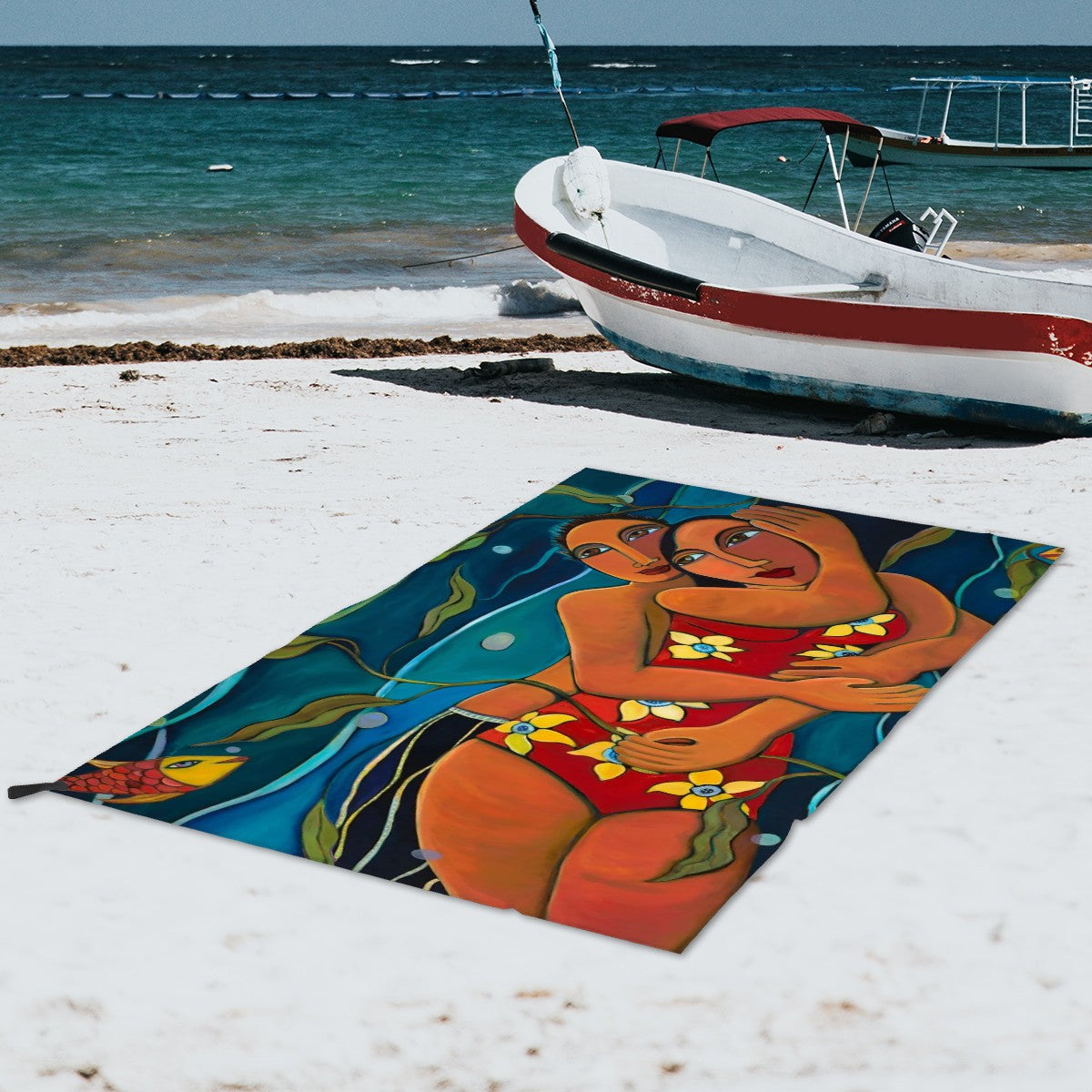 Swimming Together Microfiber Towel