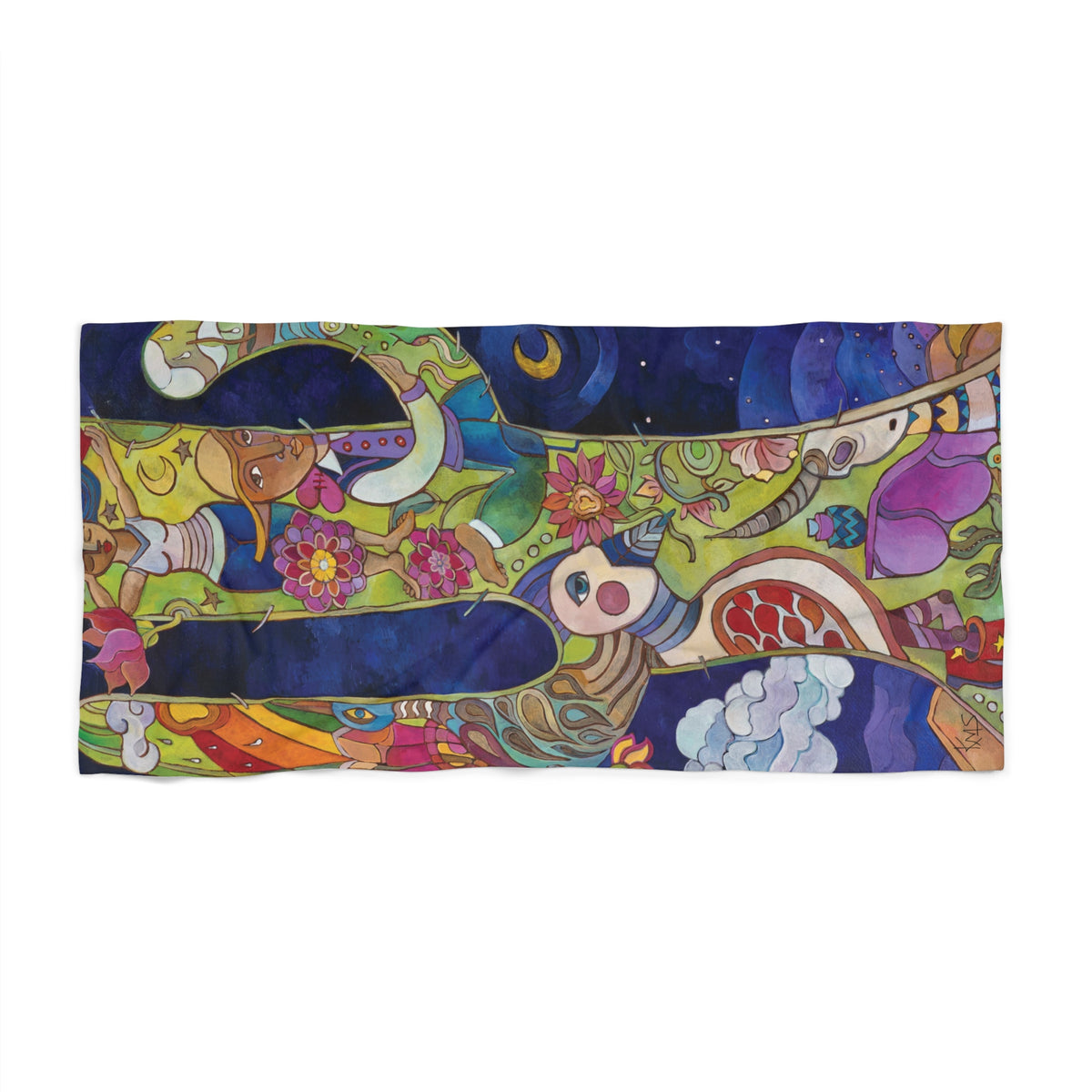 Midnight Dreams Beach Towel