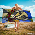 Blue Hawaiian Microfiber Towel