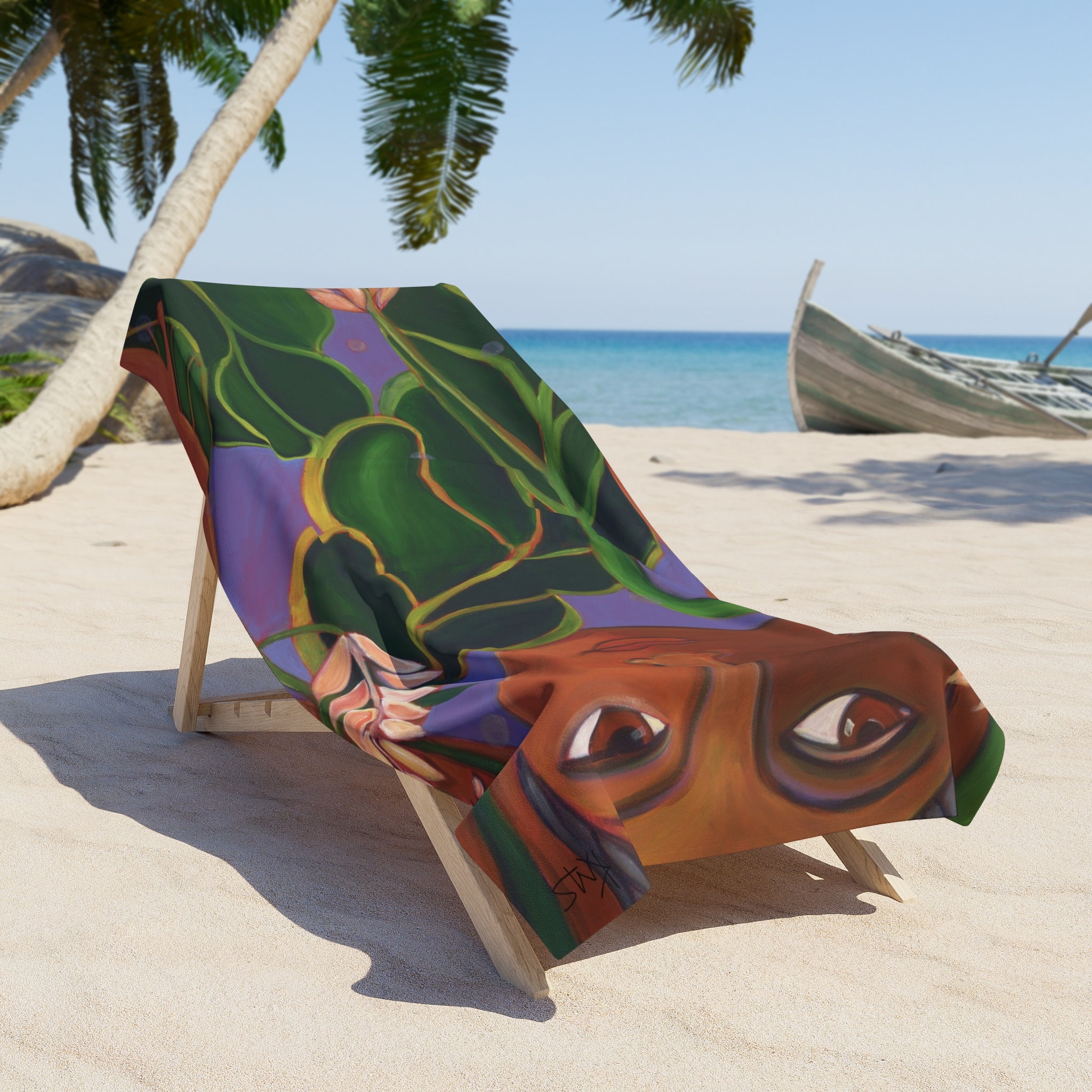 New Rain Beach Towel