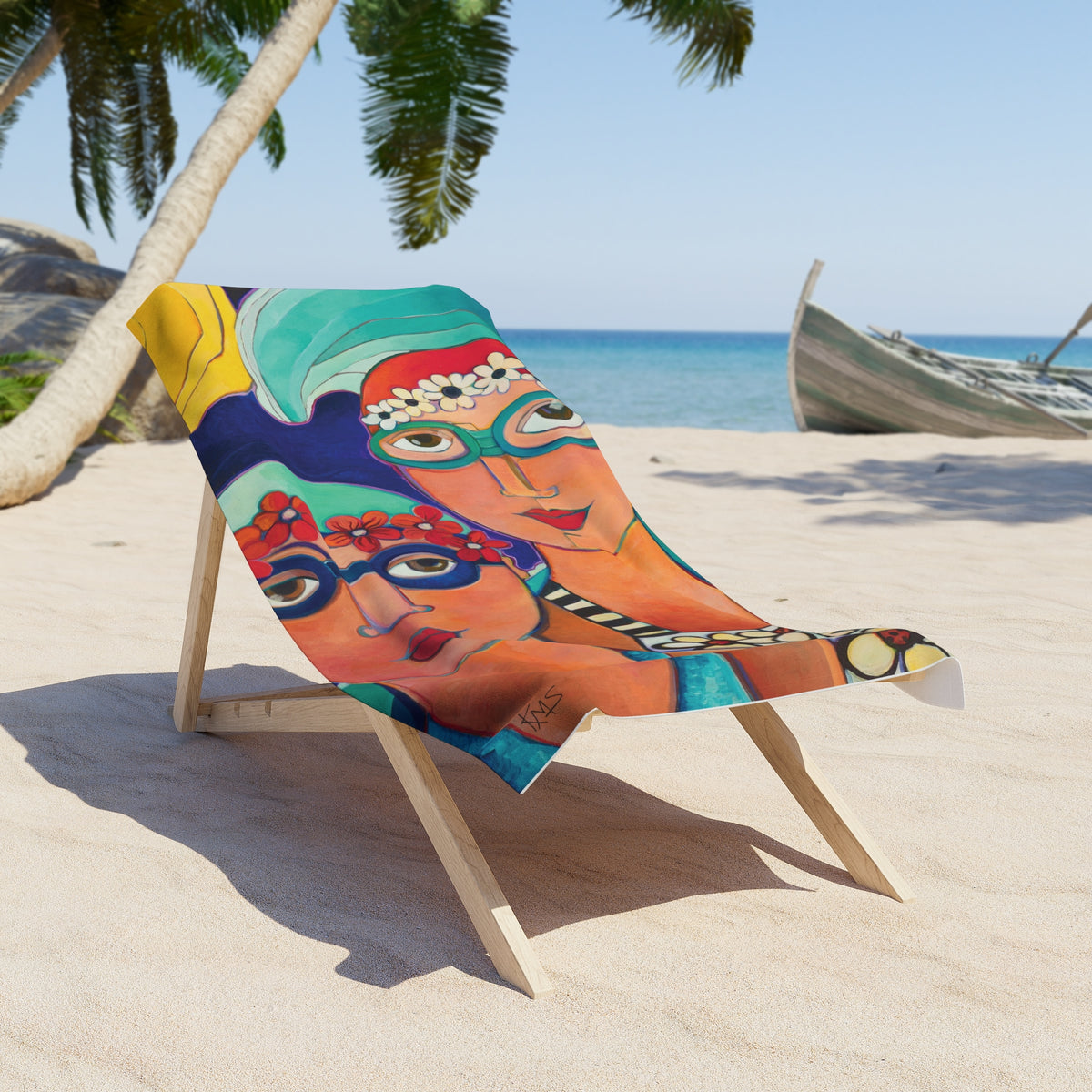 The Swimmers Beach Towel