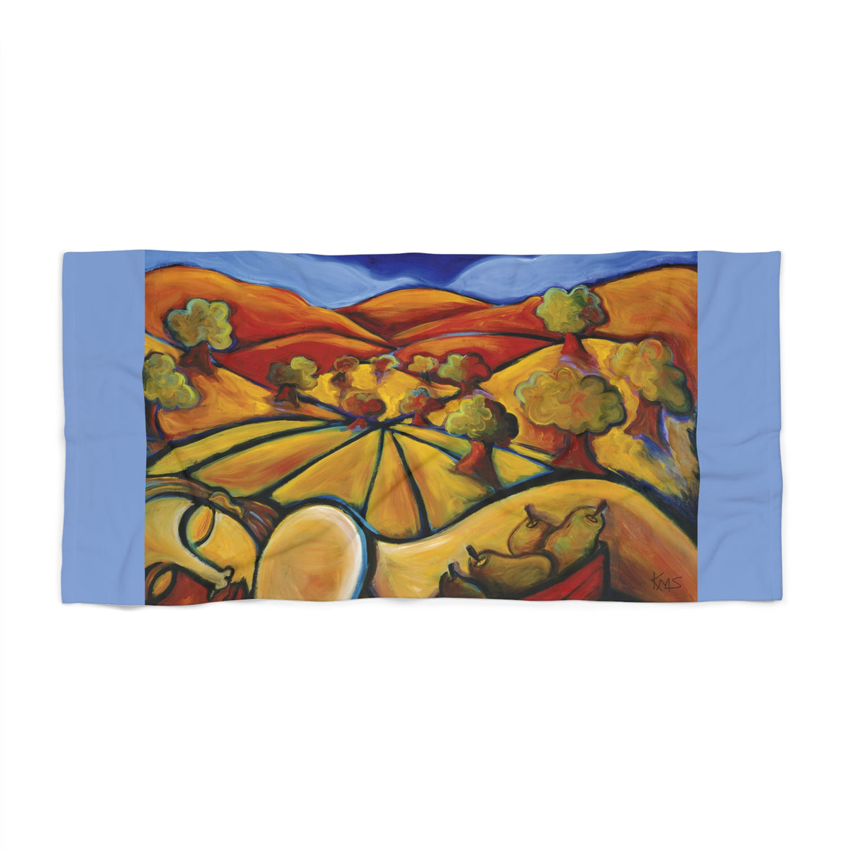 California Gold Beach Towel
