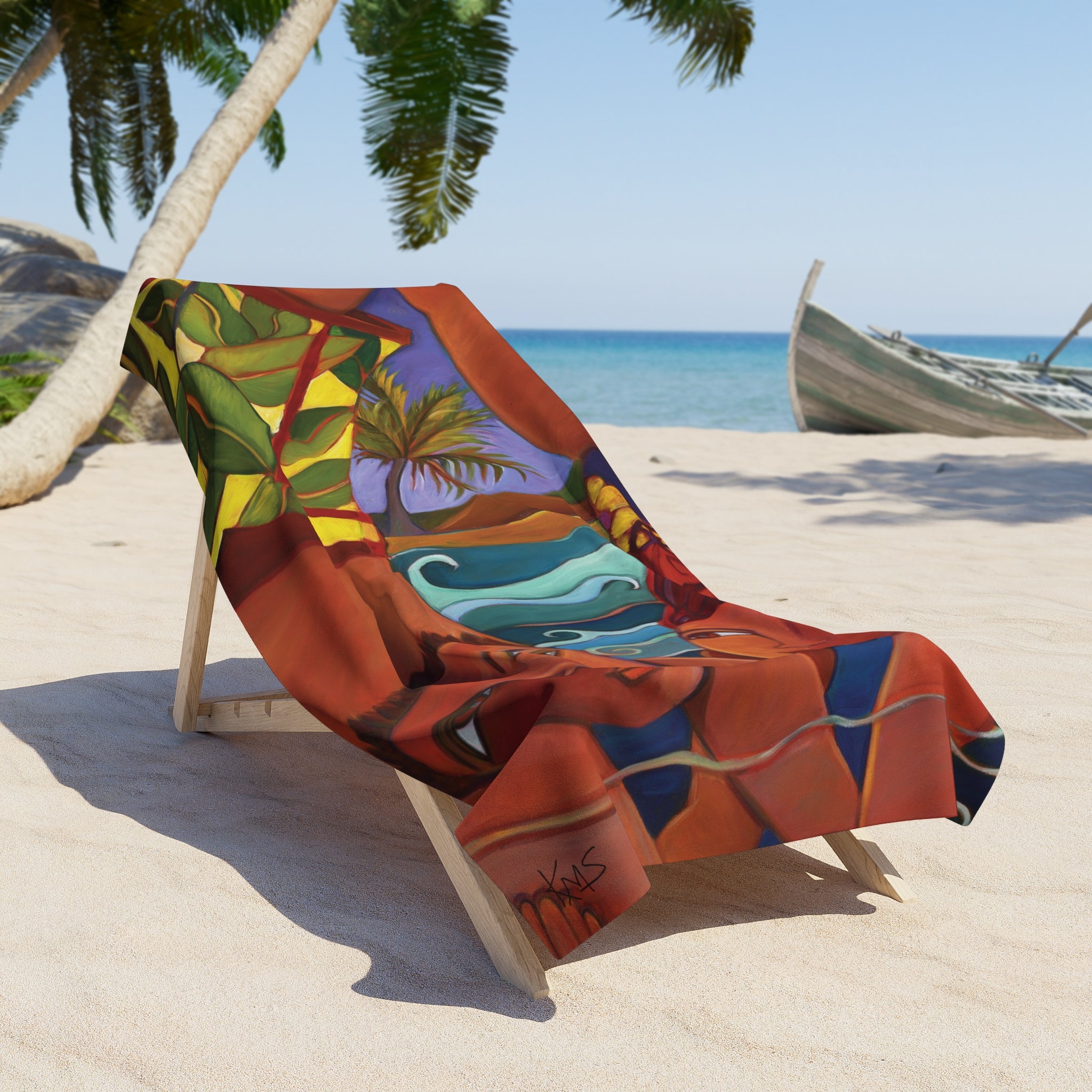Head First Beach Towel