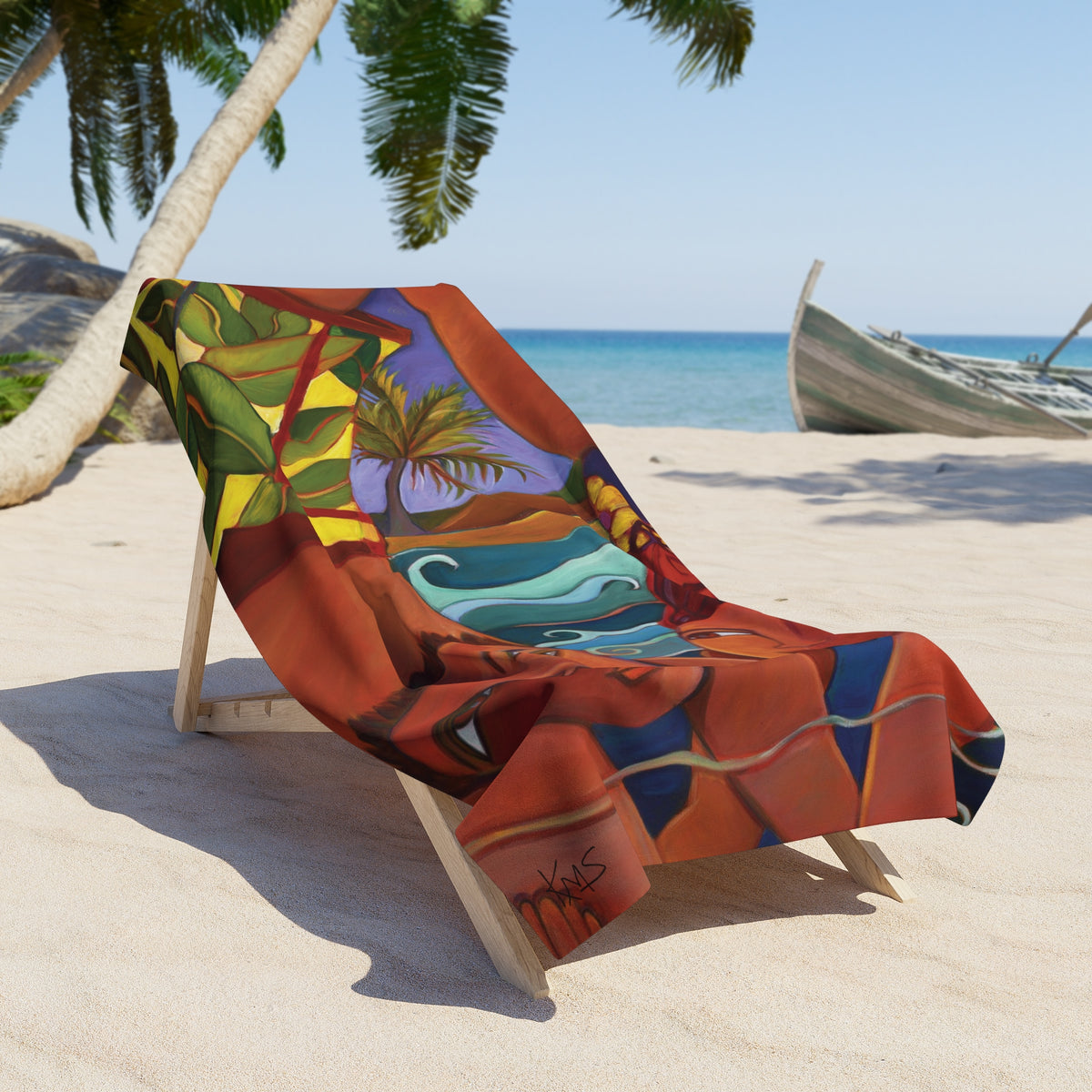 Head First Beach Towel