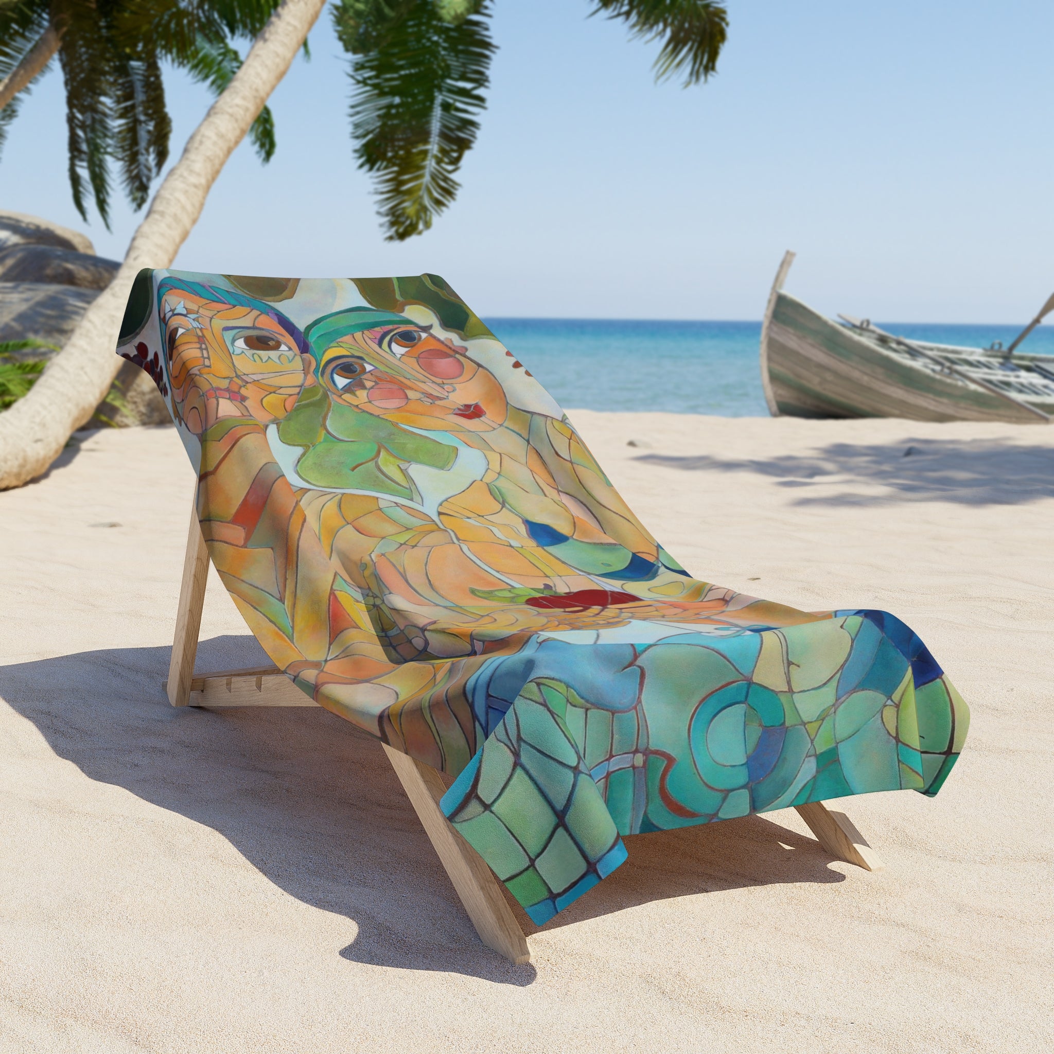 The Vacationers Beach Towel