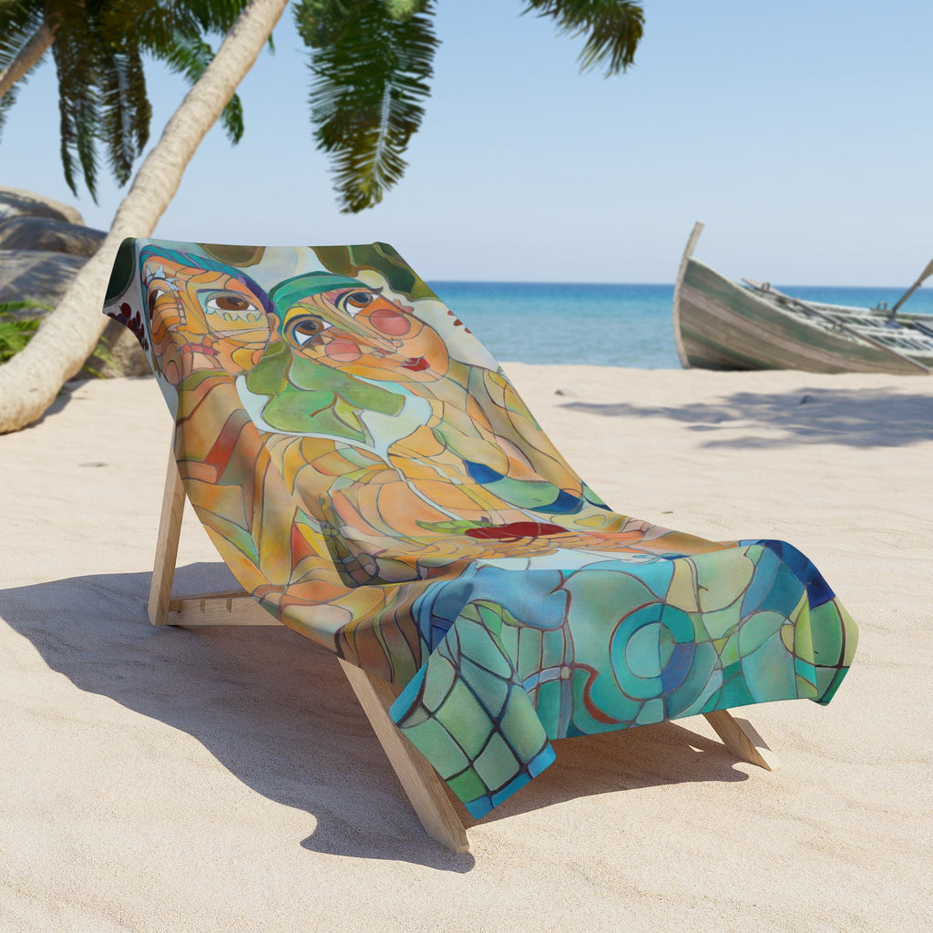 The Vacationers Beach Towel