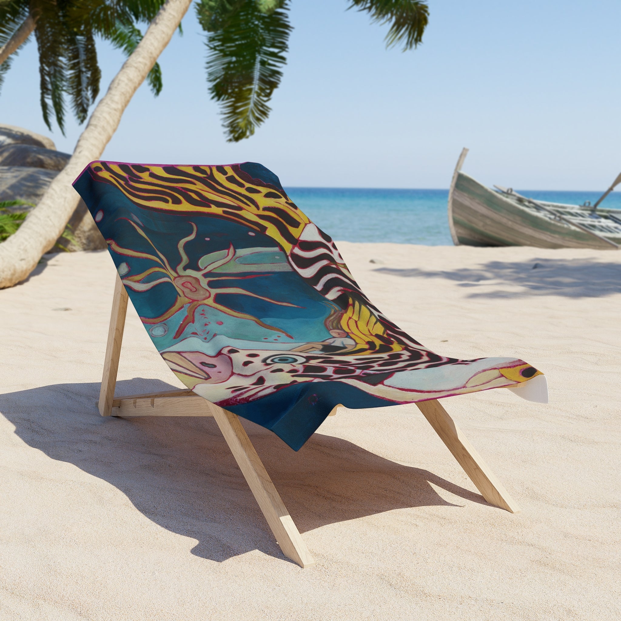 Kissy Fish Beach Towel